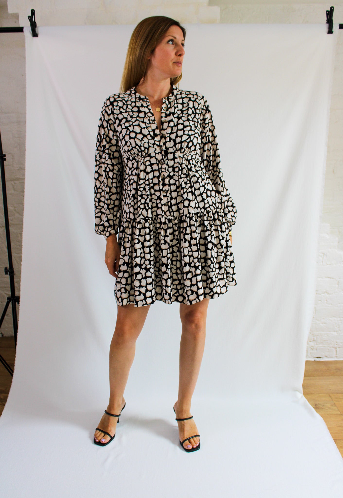 Giraffe print shop dress uk