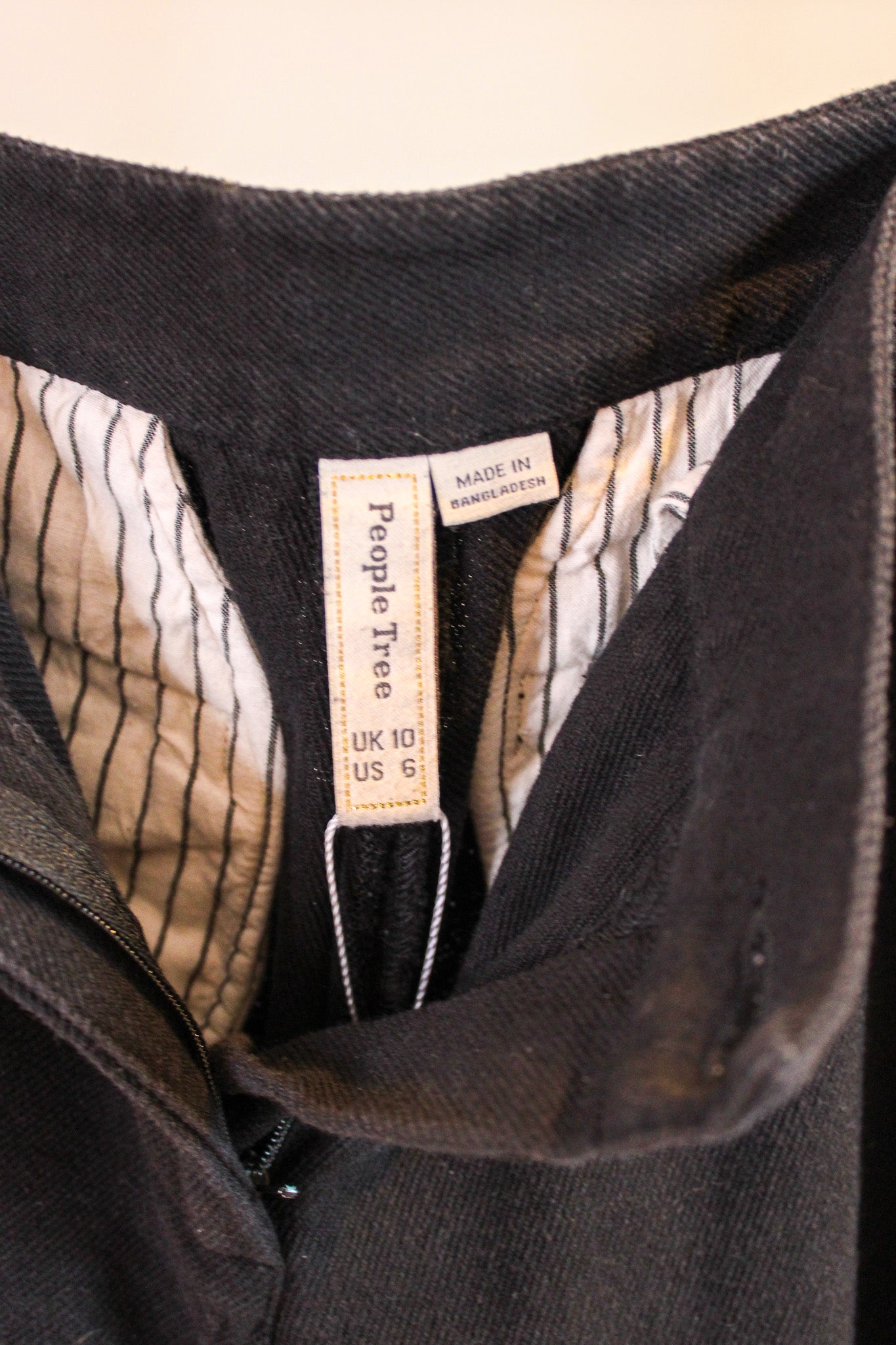 PEOPLE TREE Cynthia Twill Tapered Trousers Size 8