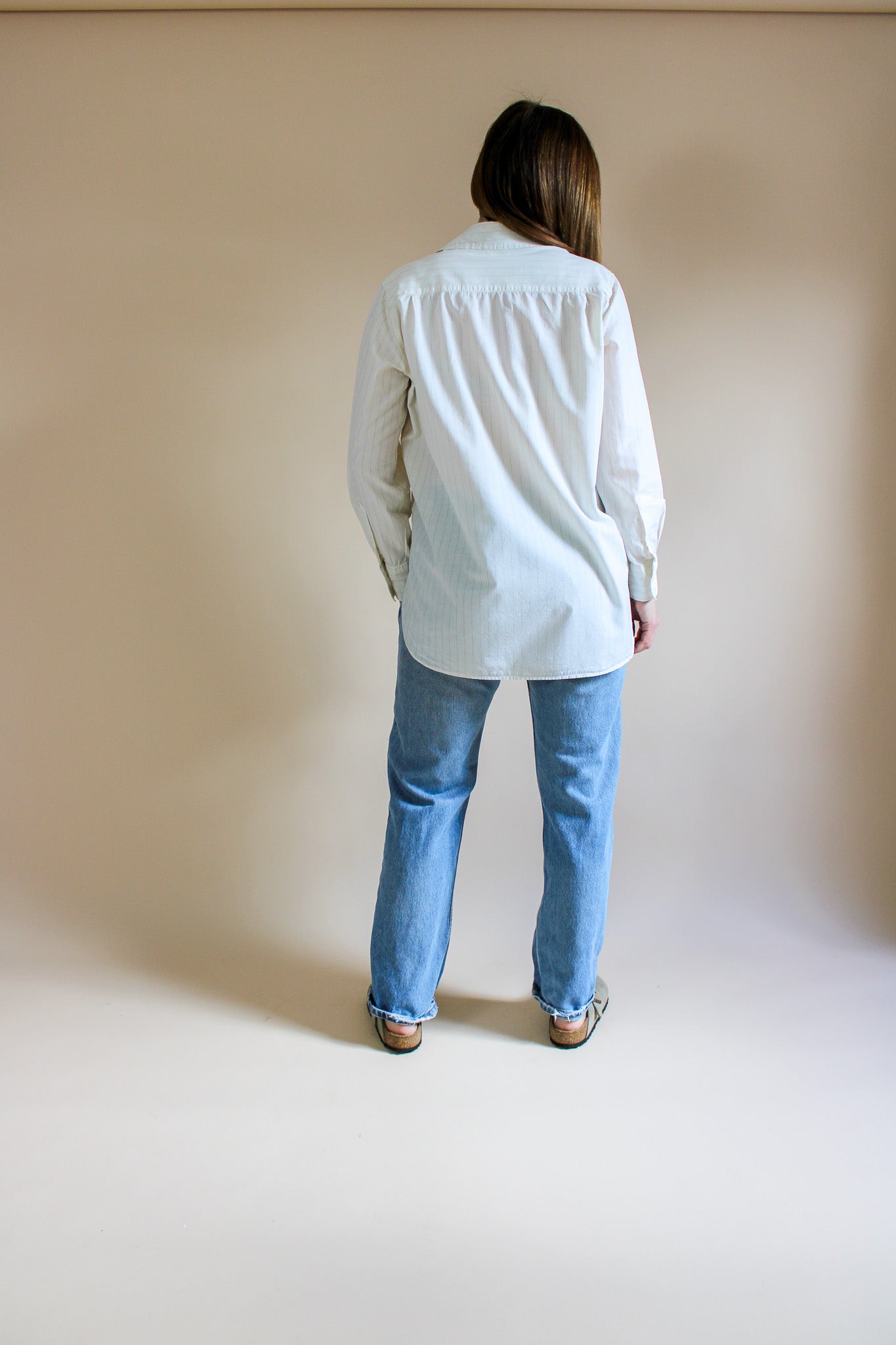 FILIPPA K Pinstripe Shirt Size 36
