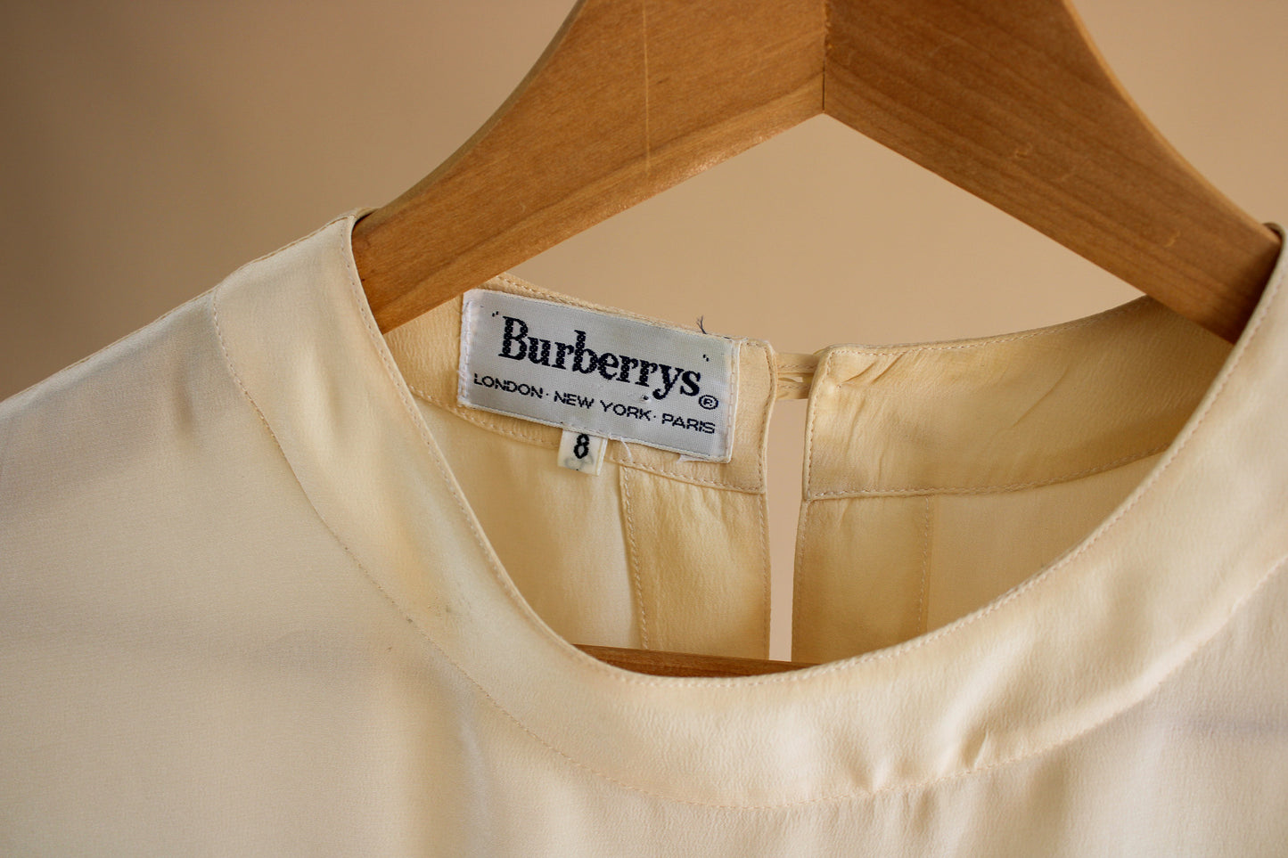 BURBERRY Vintage Silk Blouse Size 8