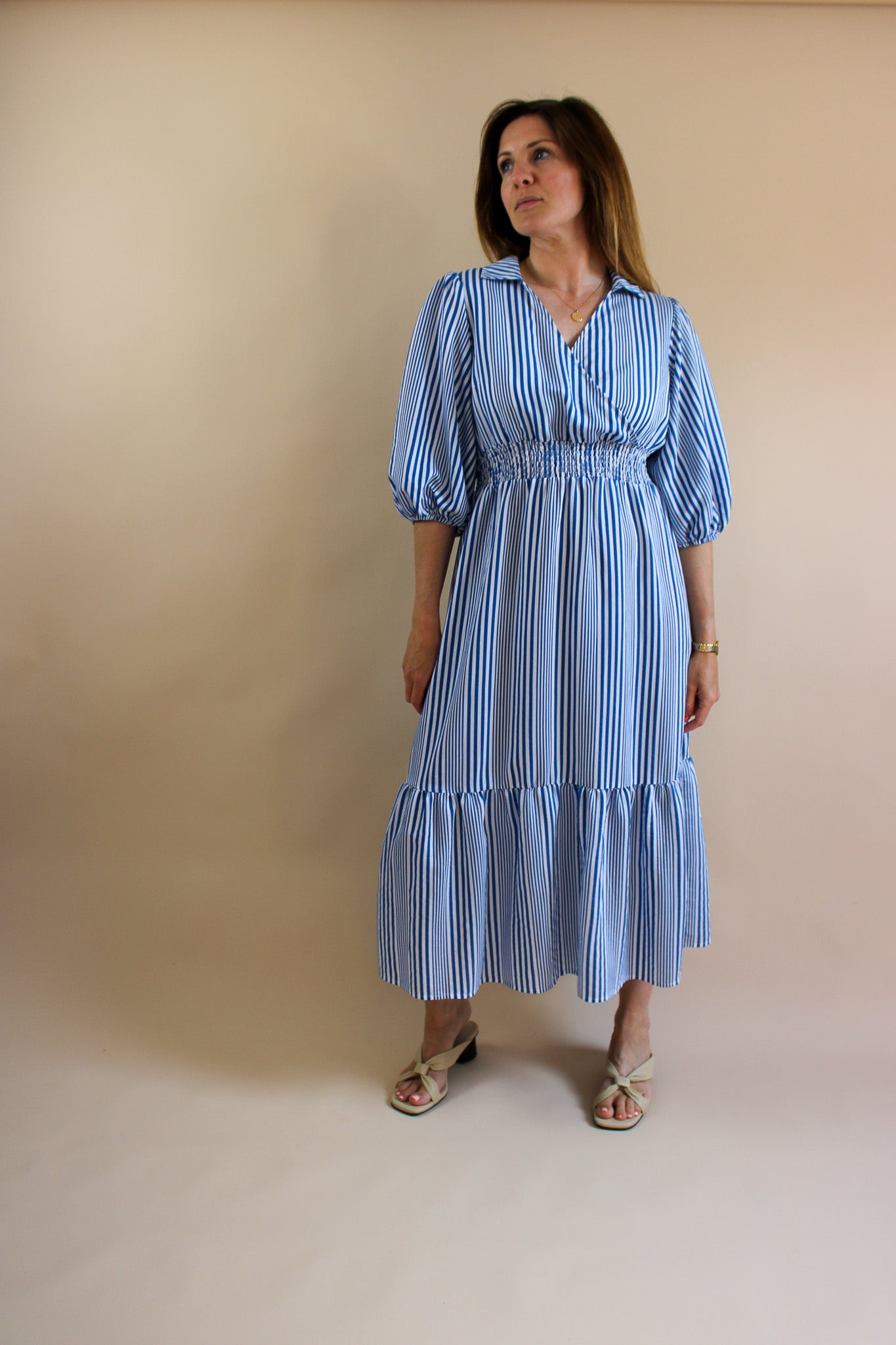 NOBODY'S CHILD Tiarne Shirt Midi Dress Size 10