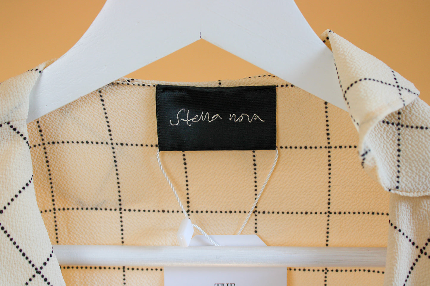 STELLA NOVA Check Frill Wrap Short Dress Size 10