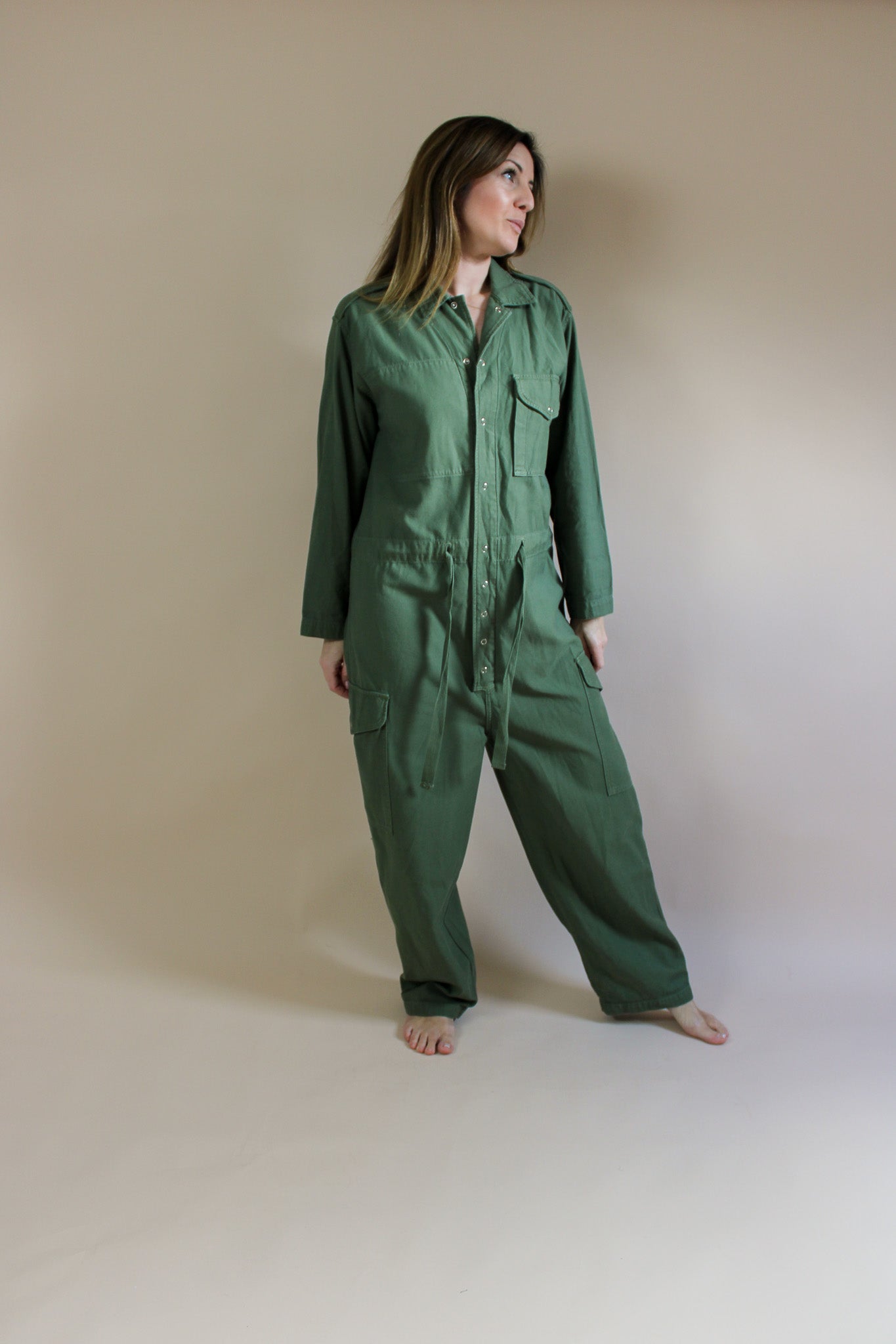 CITIZENS OF HUMANITY Surplus Cotton Tie Boilersuit Size M