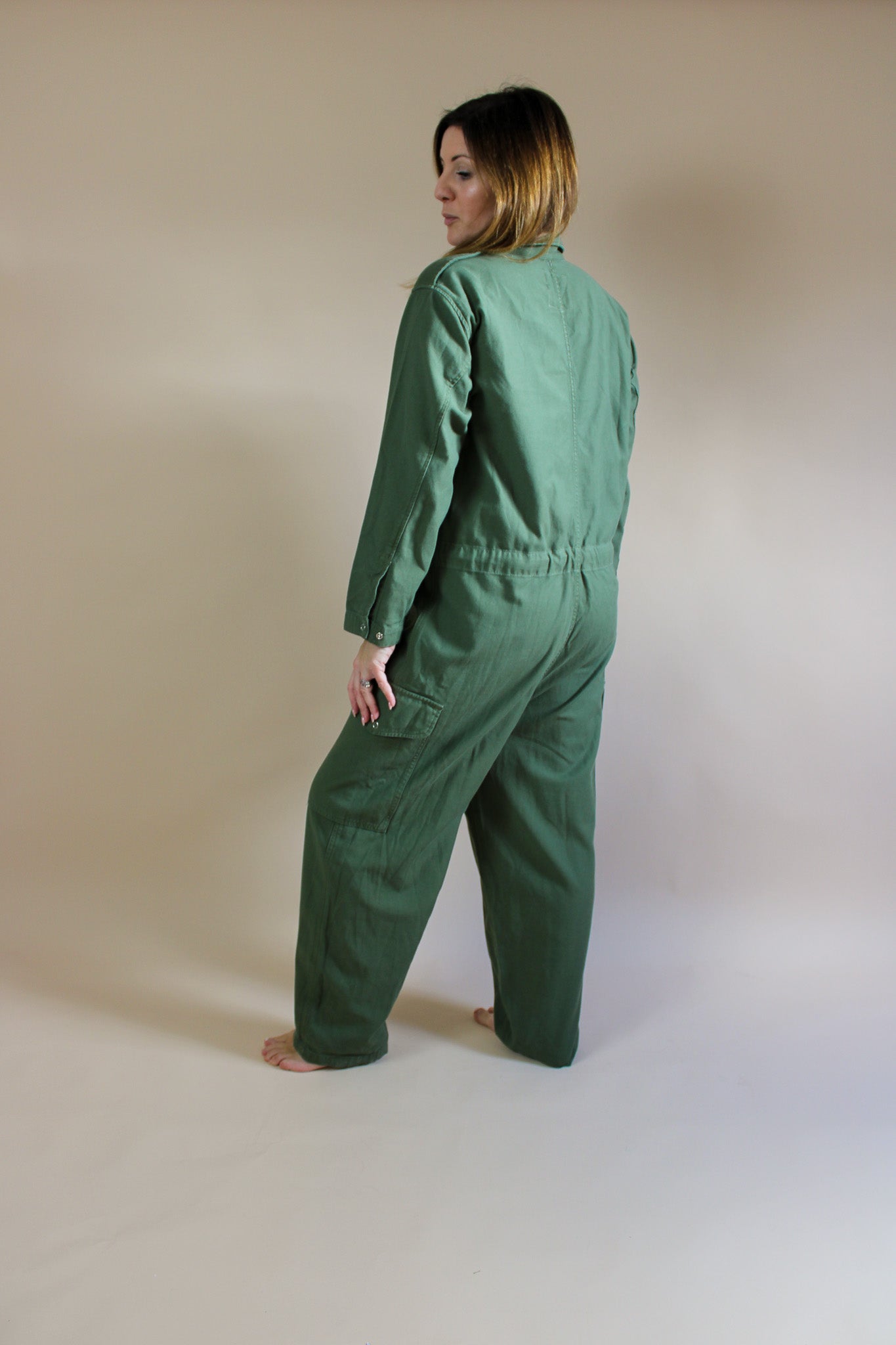CITIZENS OF HUMANITY Surplus Cotton Tie Boilersuit Size M