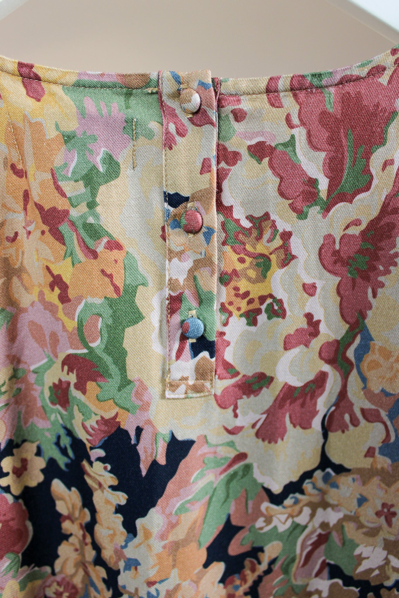 Y.M.C All Over Floral Print Gathered Midi Dress Size M