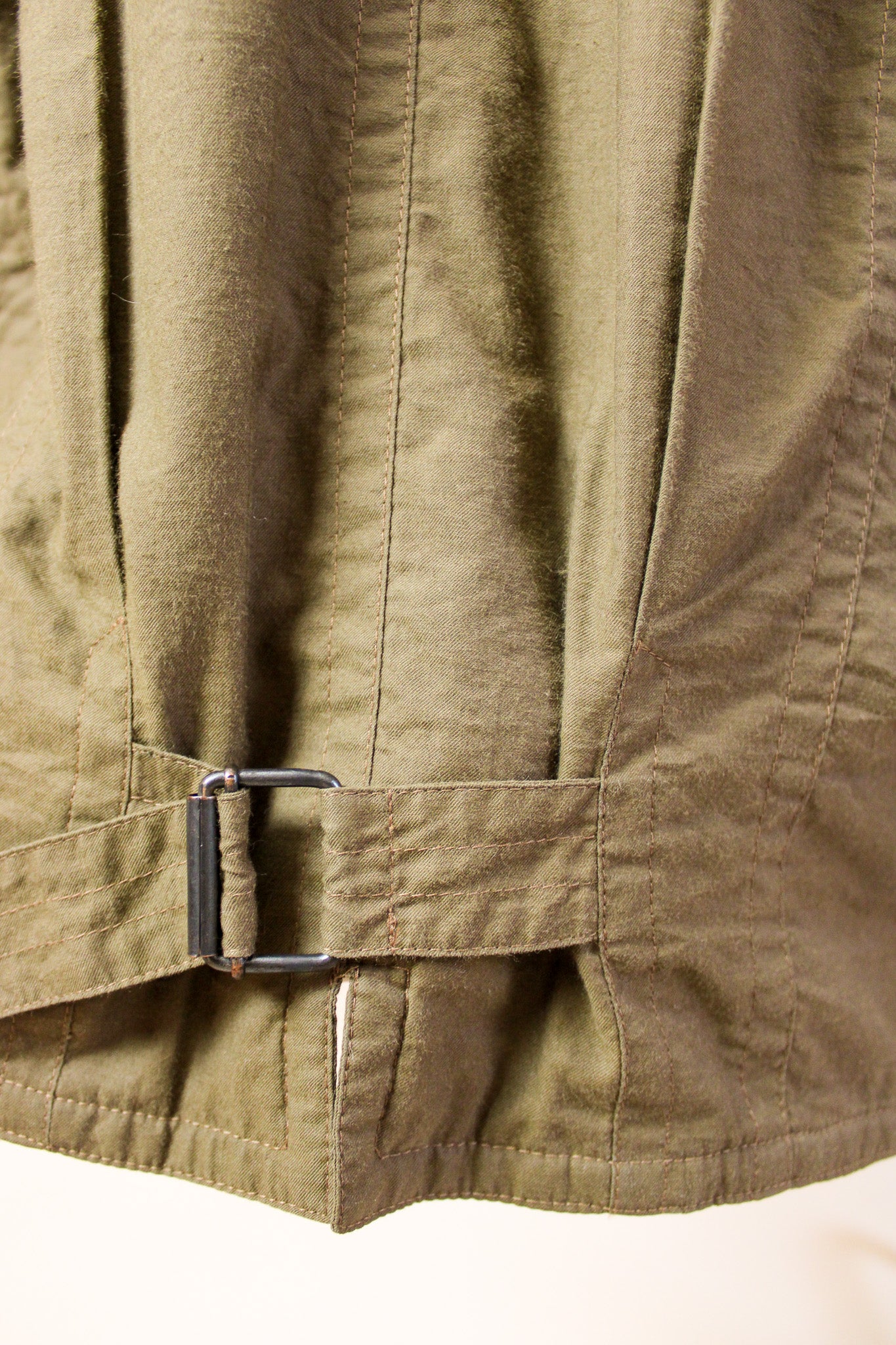 JIL SANDER Double Breast Statement Shoulder Cotton Jacket Size 10