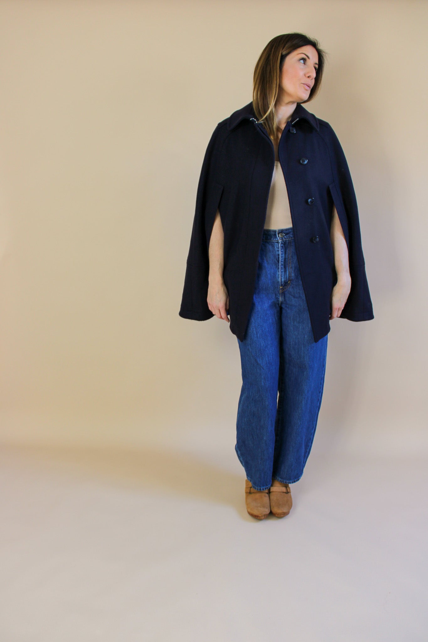 REISS Cavalier Cloak Coat Size S