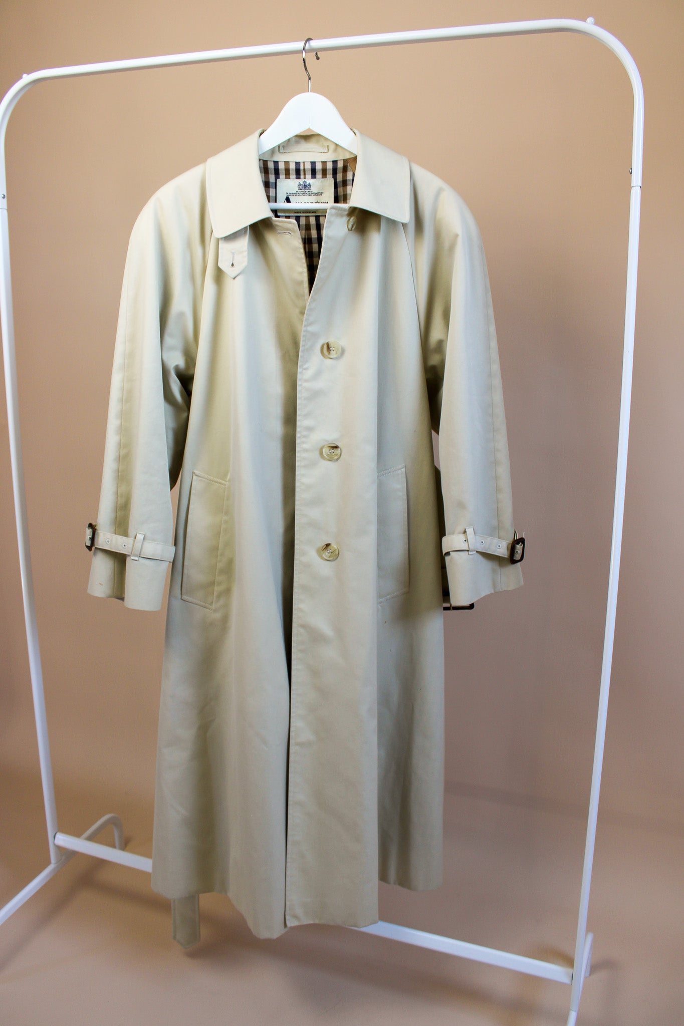 AQUASCUTUM Belted Trench Coat Size 10-14