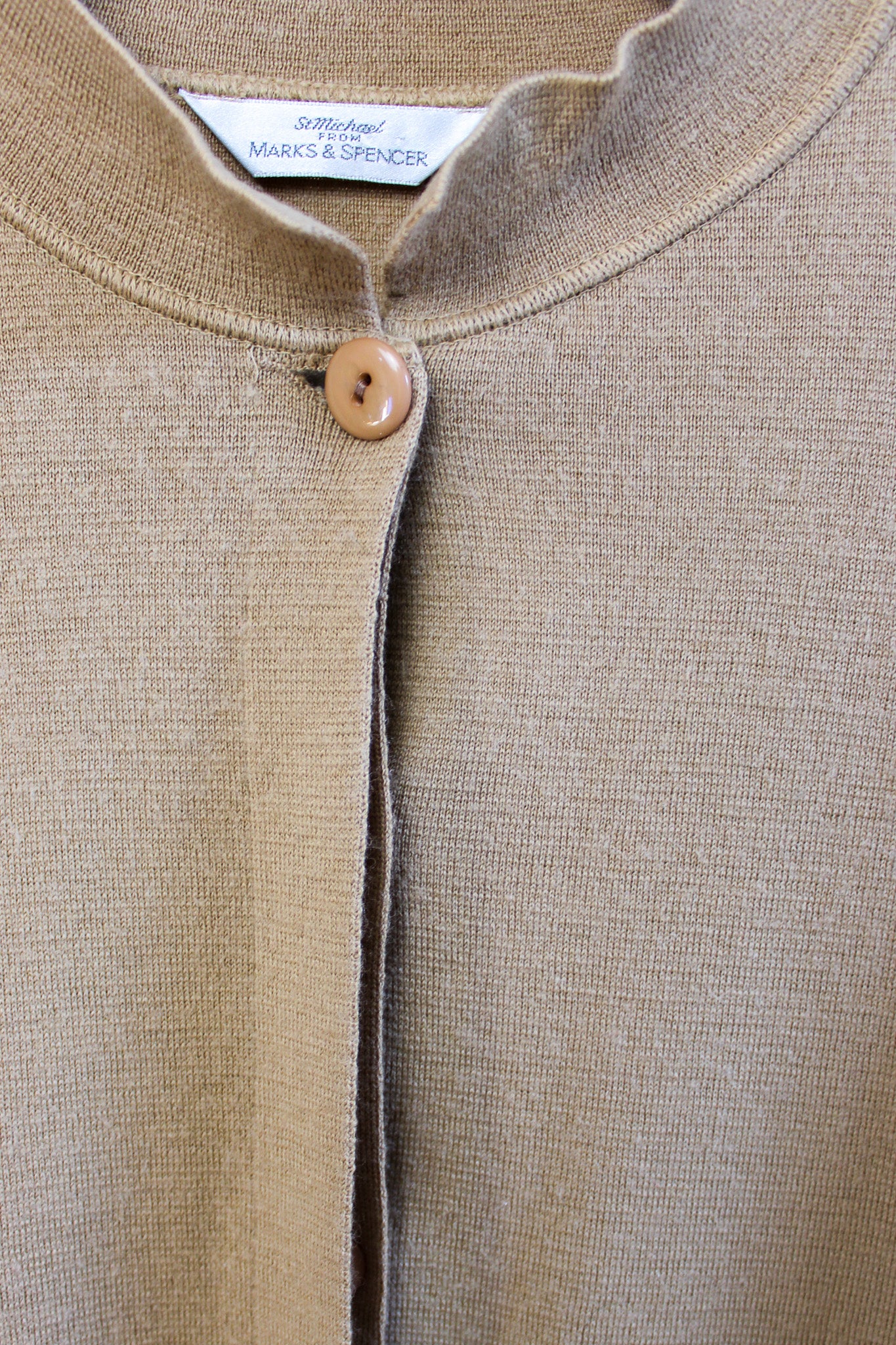 VINTAGE ST MICHAEL Button Collar Cardigan Size 12