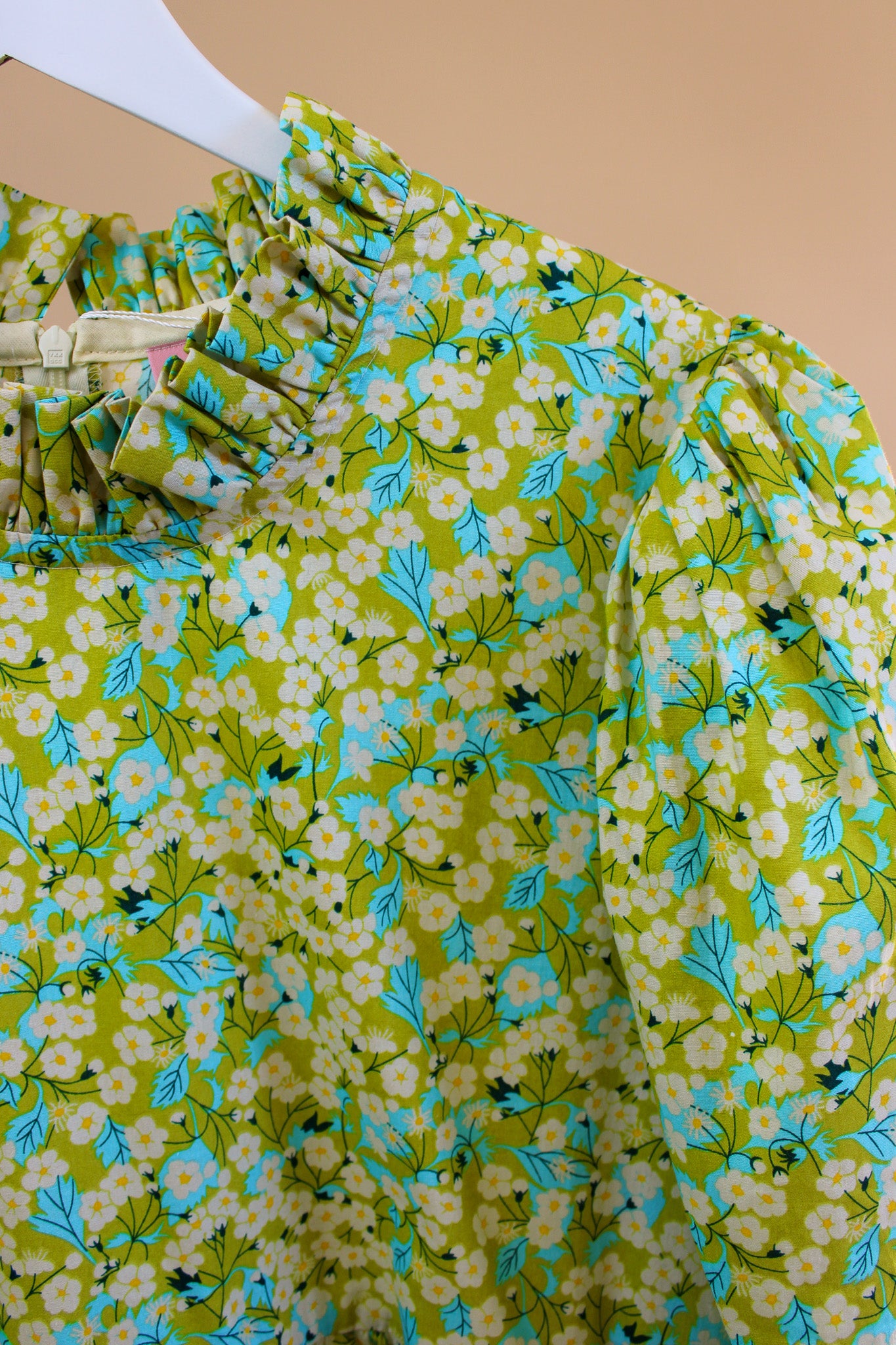 JOHANNA SANDS Green Floral Rosa Dress Size 14-16