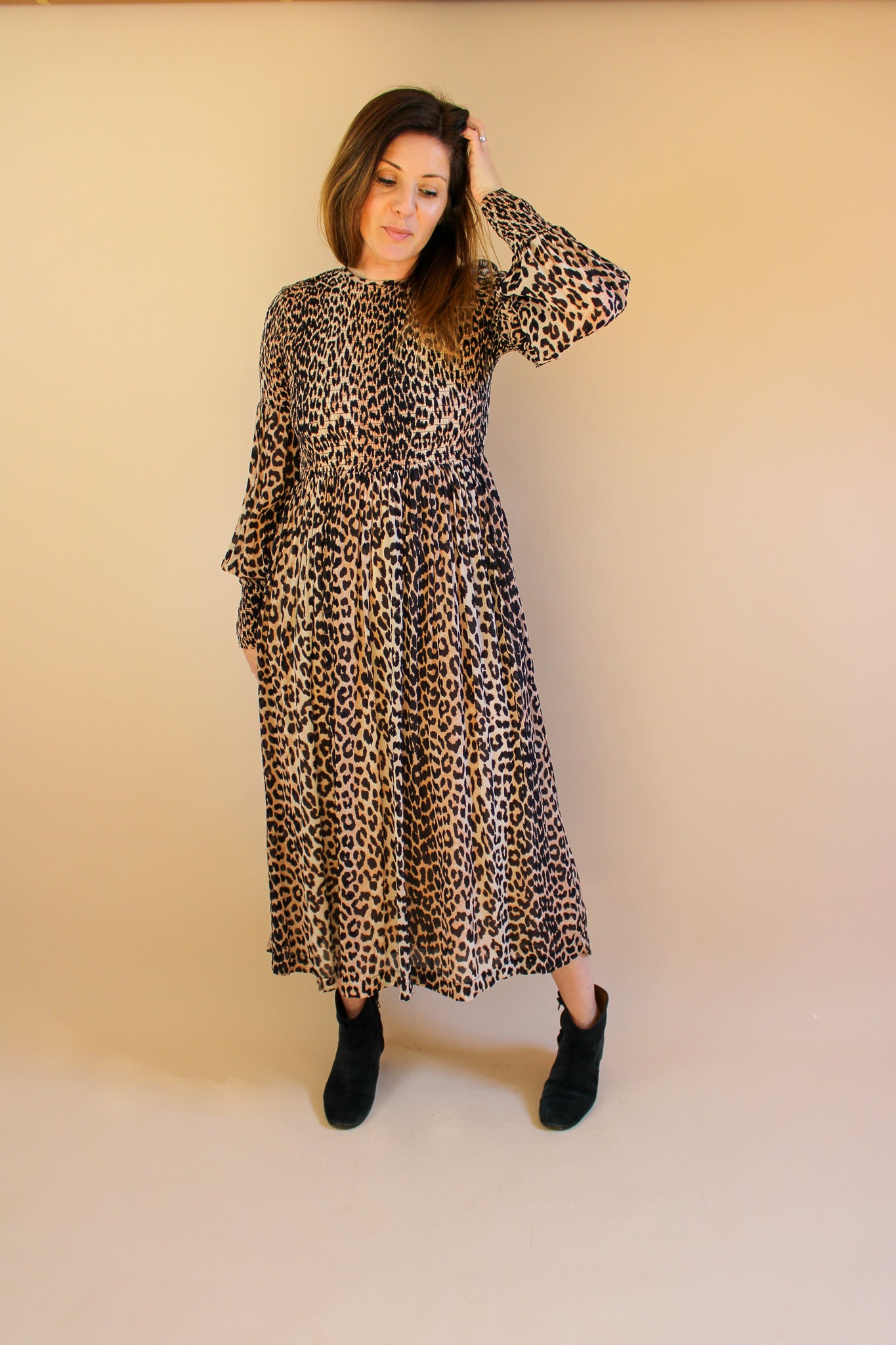 GANNI Mullin Georgette maxi dress Size 12