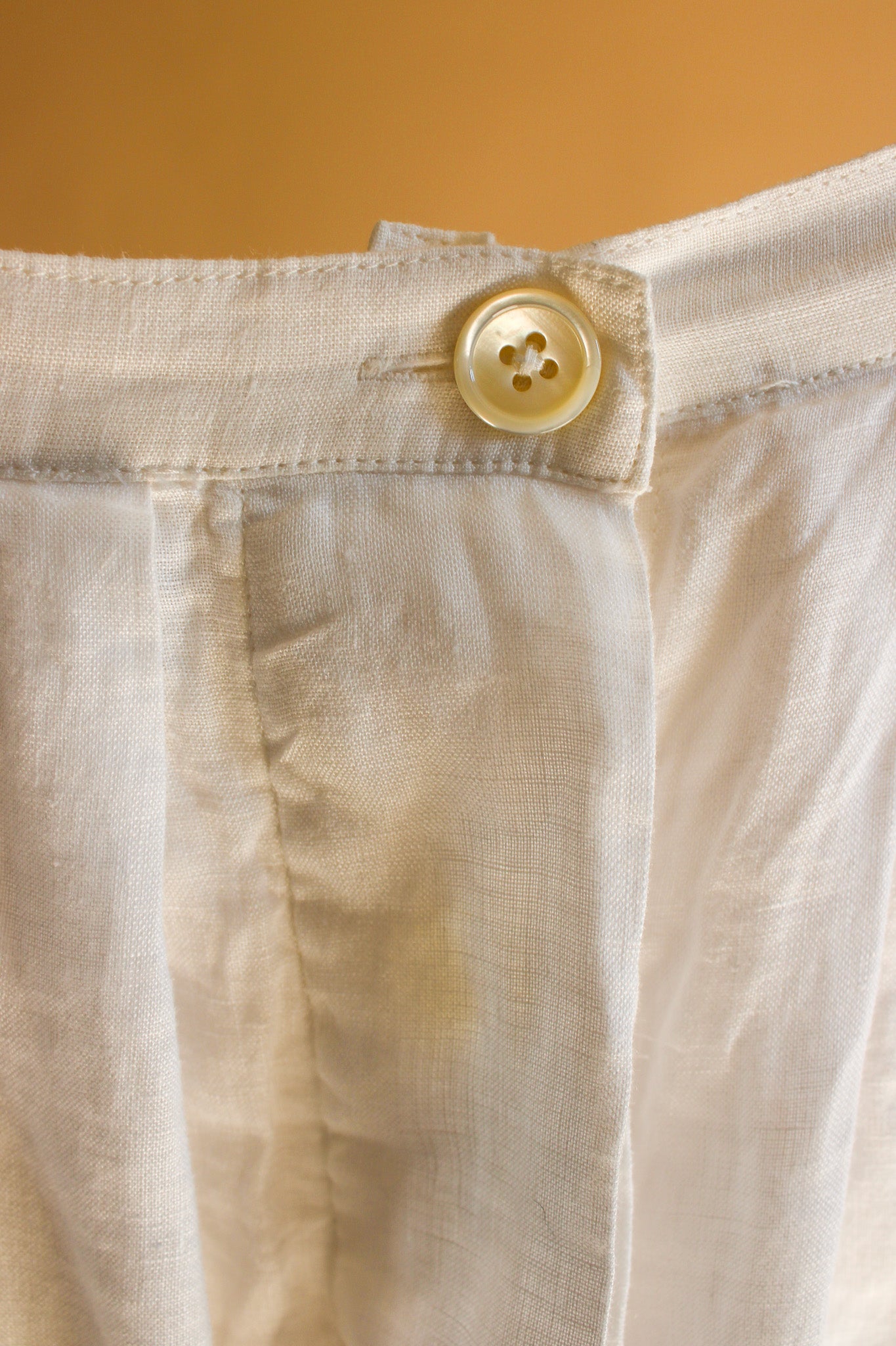 ALEX MILL Linen A-line Button Midi Skirt Size S