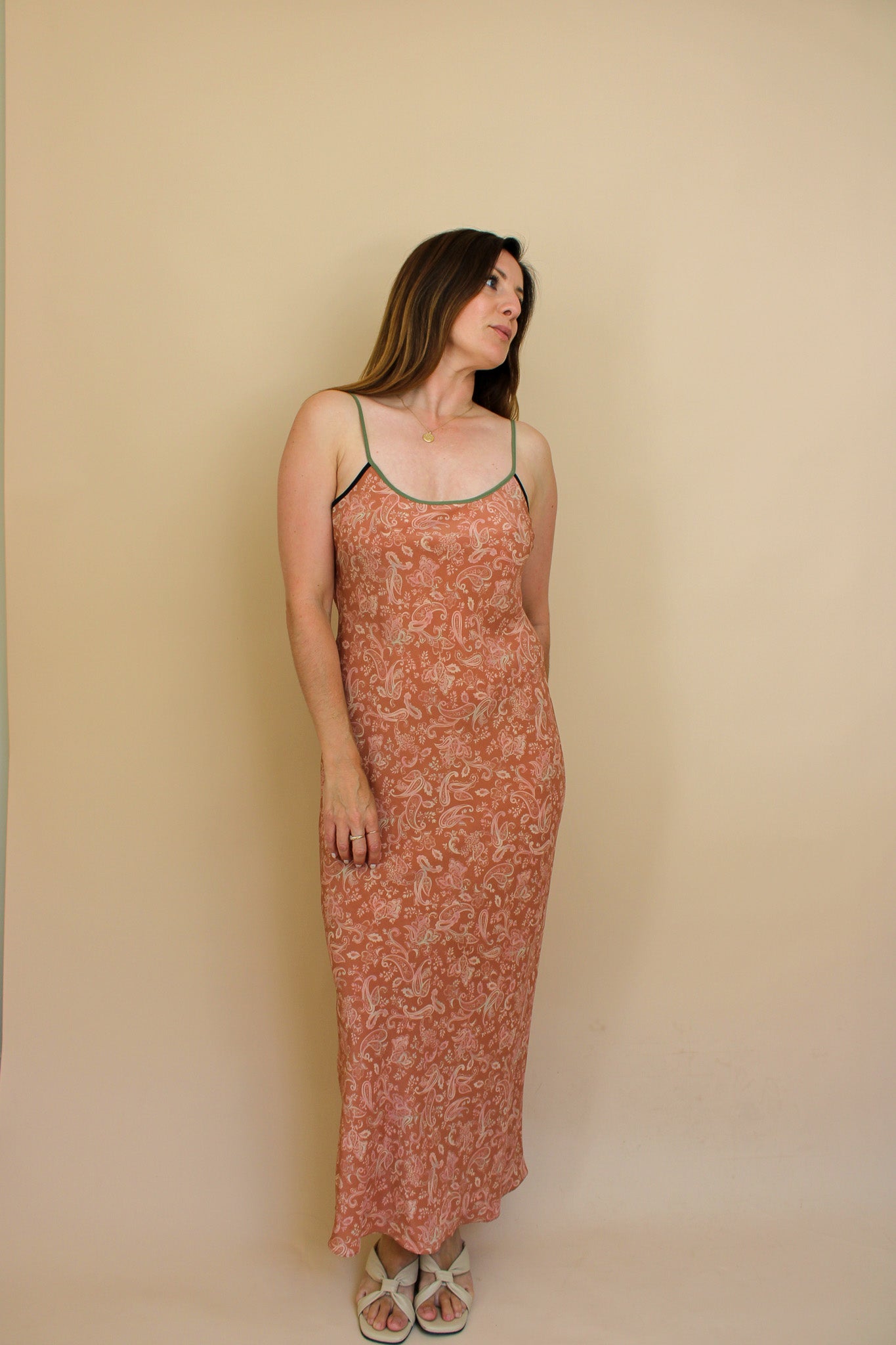 REALISATION PAR The Cameron Dazed Paisley Silk Dress Size XL