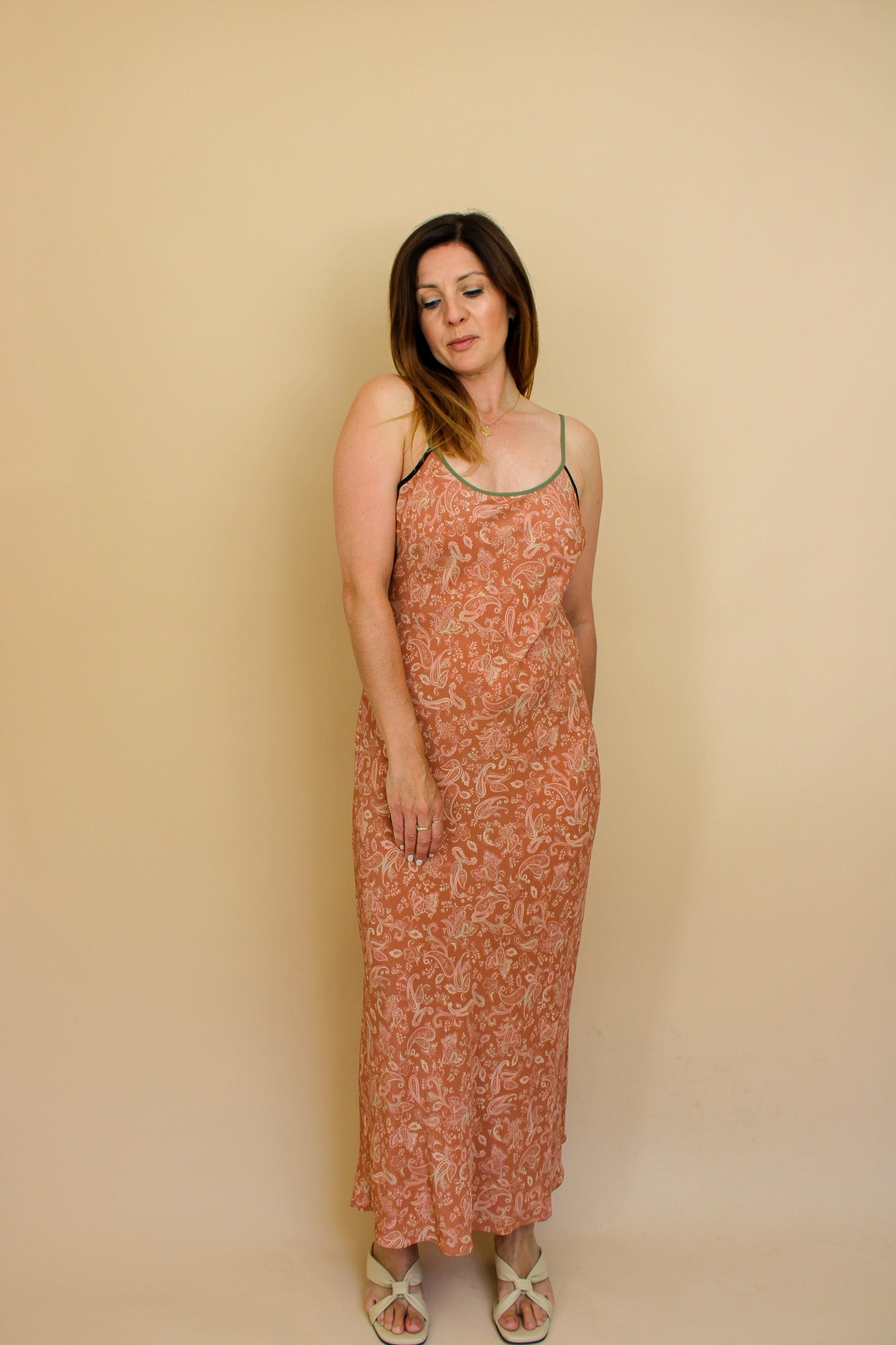 REALISATION PAR The Cameron Dazed Paisley Silk Dress Size XL
