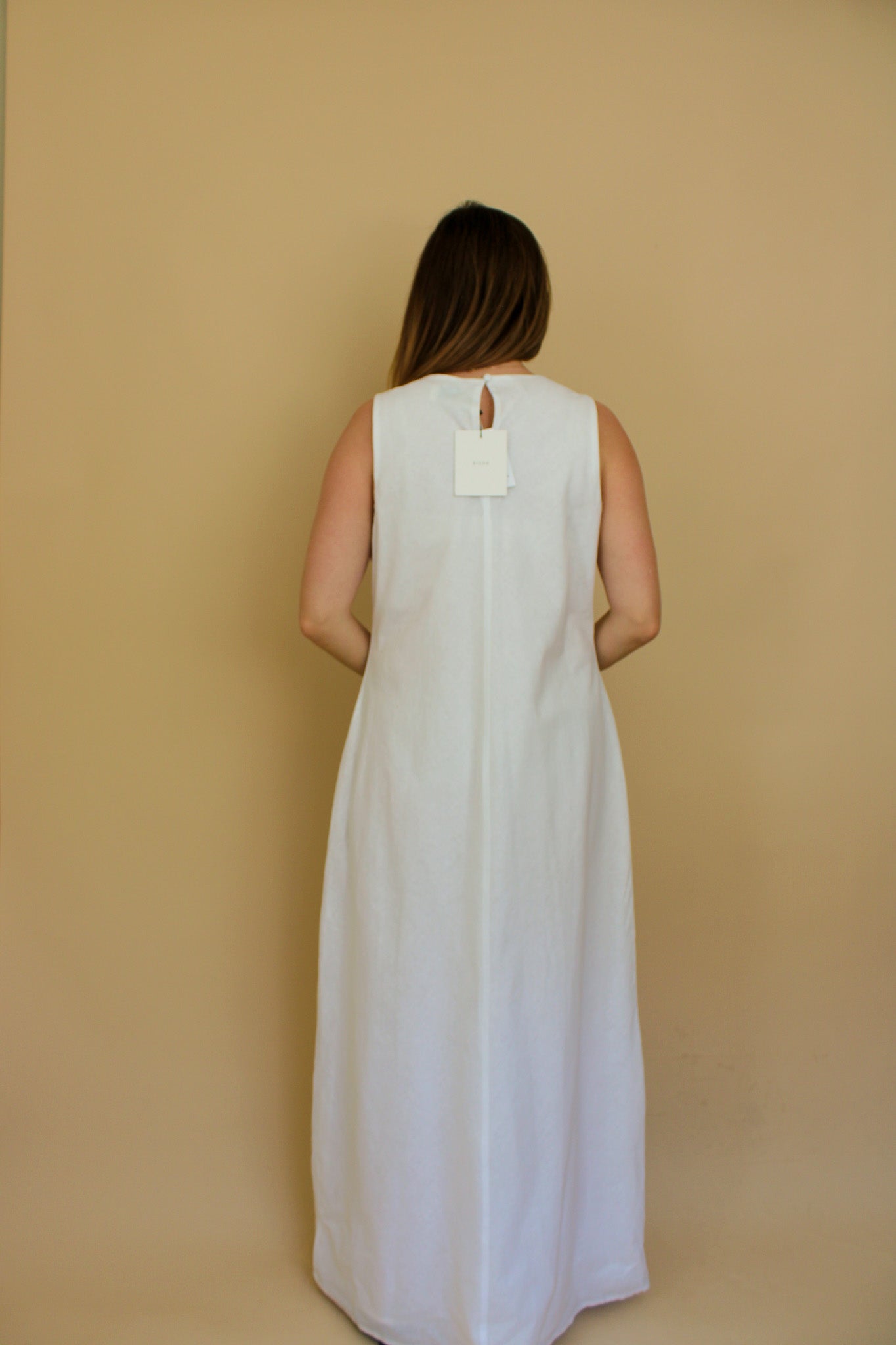 DISSH Harris Linen Maxi Dress Size 14- 16