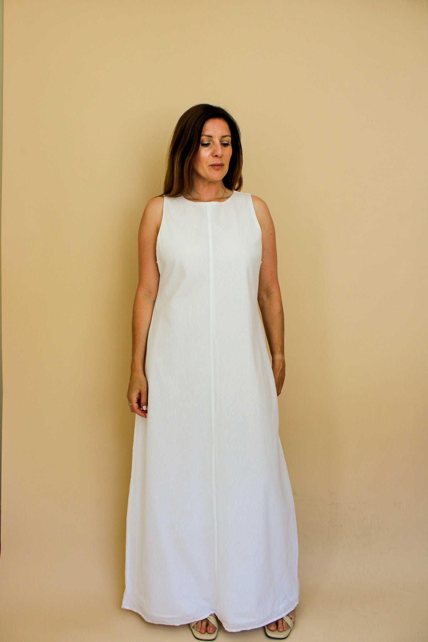 DISSH Harris Linen Maxi Dress Size 14- 16