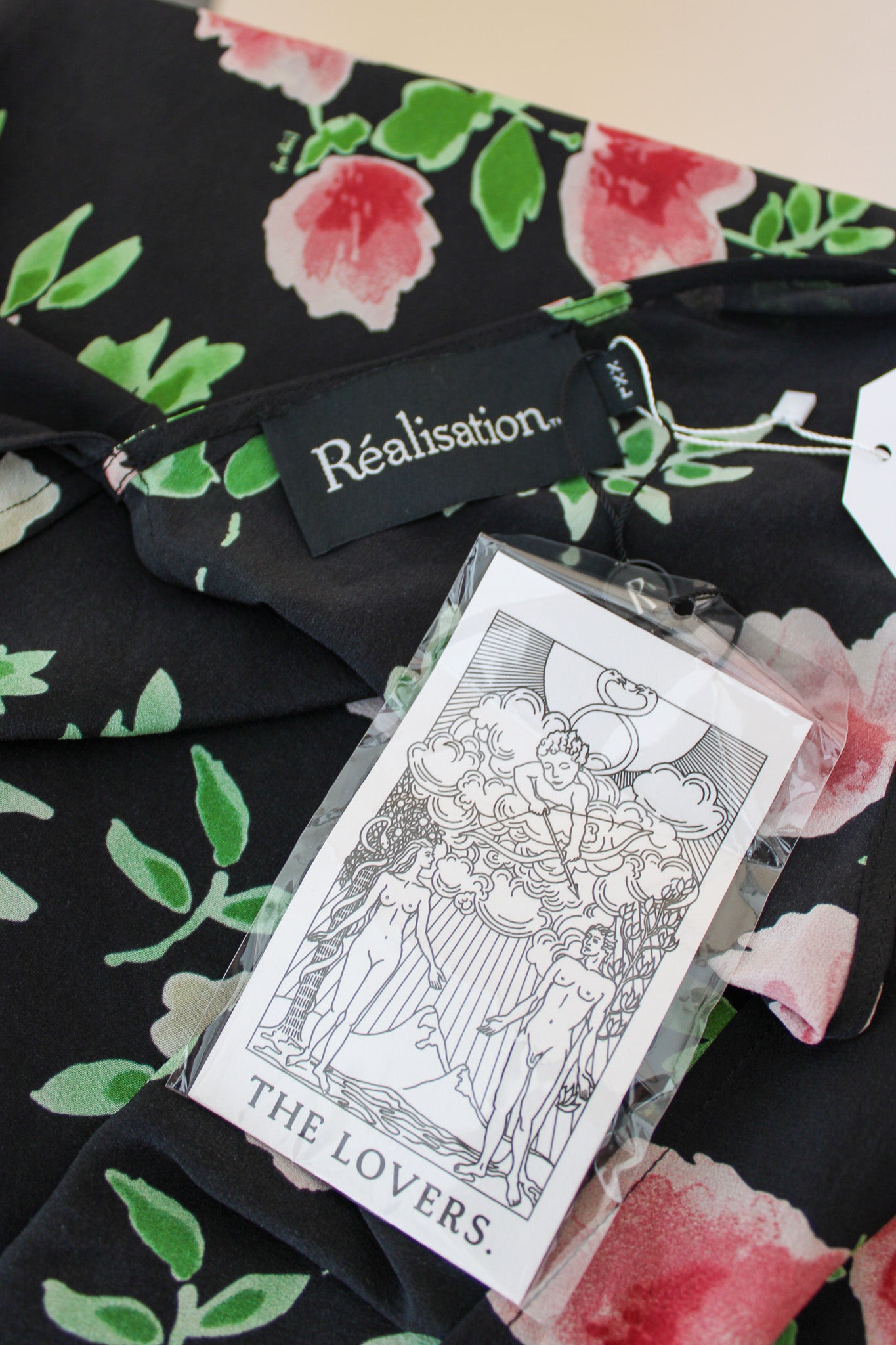 REALISATION PAR The Stephanie Paradiso Moon Flower slip Dress Size XXL