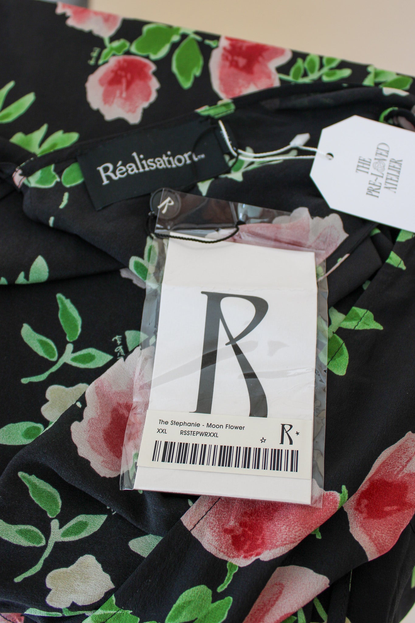 REALISATION PAR The Stephanie Paradiso Moon Flower slip Dress Size XXL