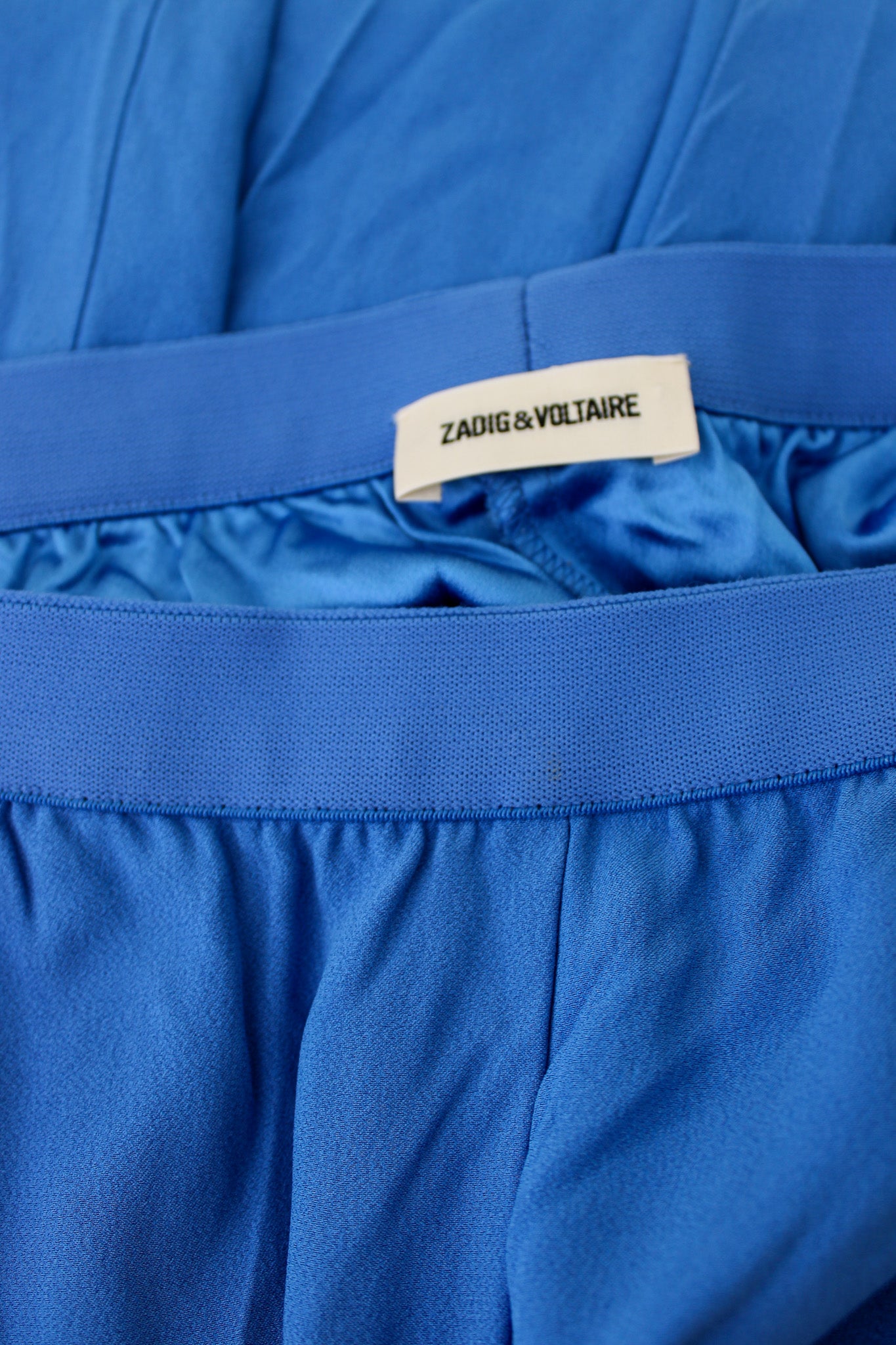 ZADIG & VOLTAIRE Logo Side Stripe Paula Band Straight Leg Trousers Size 12