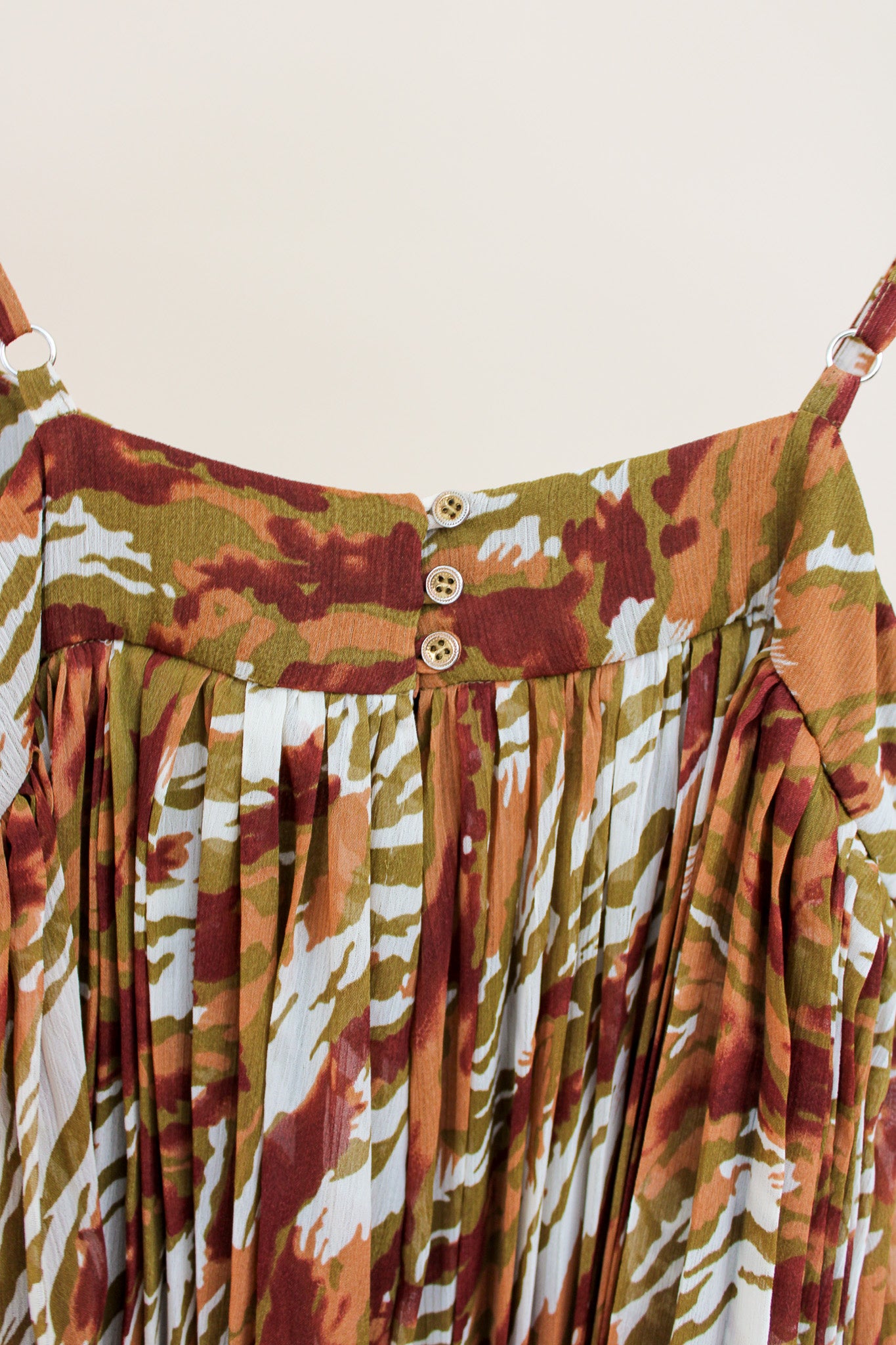WHISTLES Pleated Print Swing Midi Dress Size 8