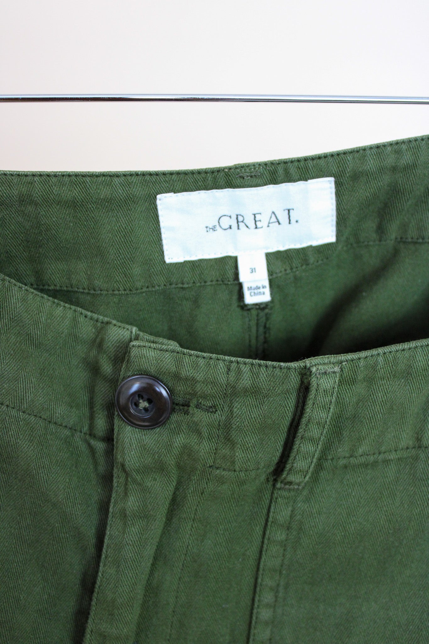 THE GREAT The Vintage Army Pant Trousers Size 31"