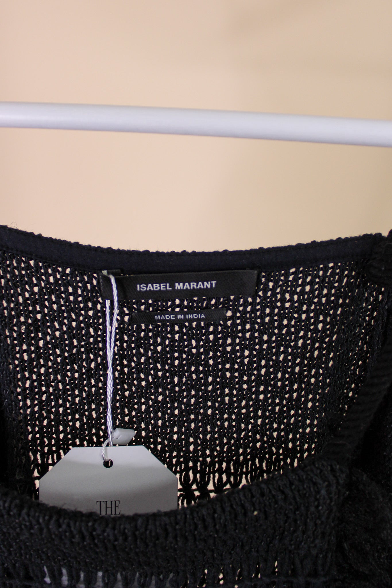 ISABEL MARANT Crochet Tassel Detail Top Size 10