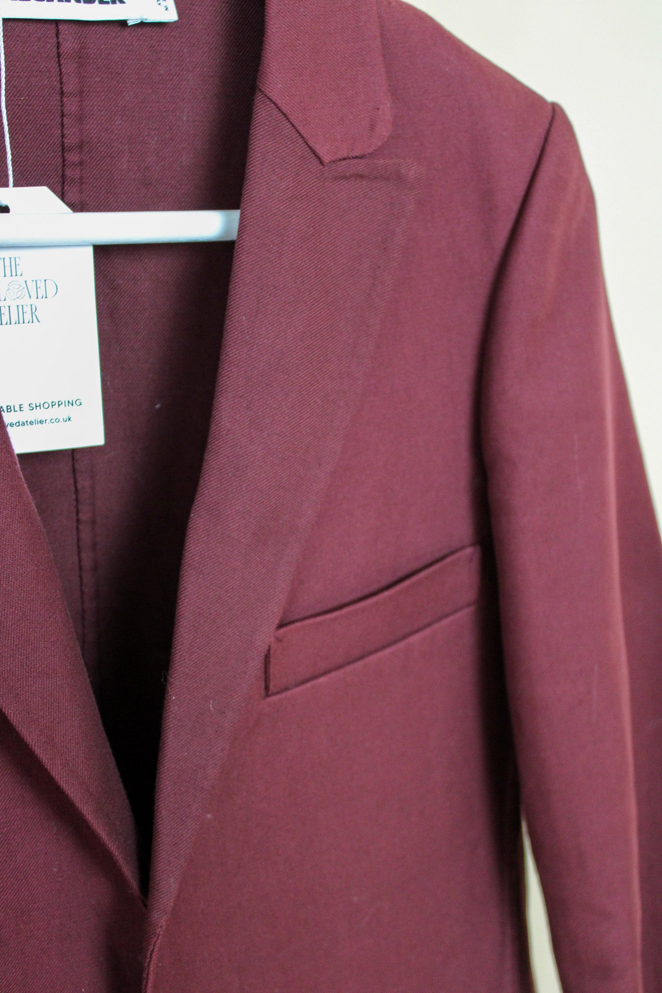 JIL SANDER Fitted Unlined Cropped Cotton blazer Size 8