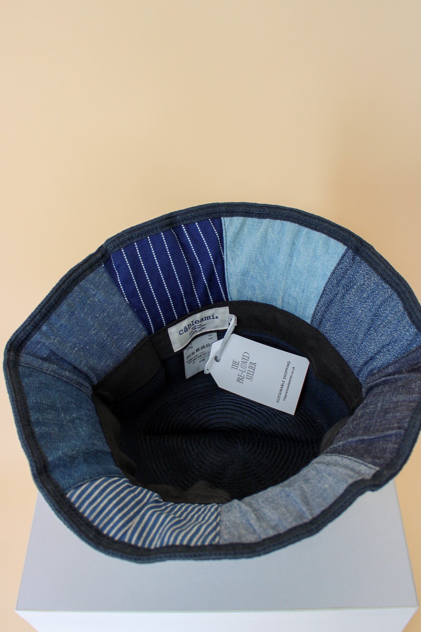 CABLEAMI Cotton Woven Hat Size M