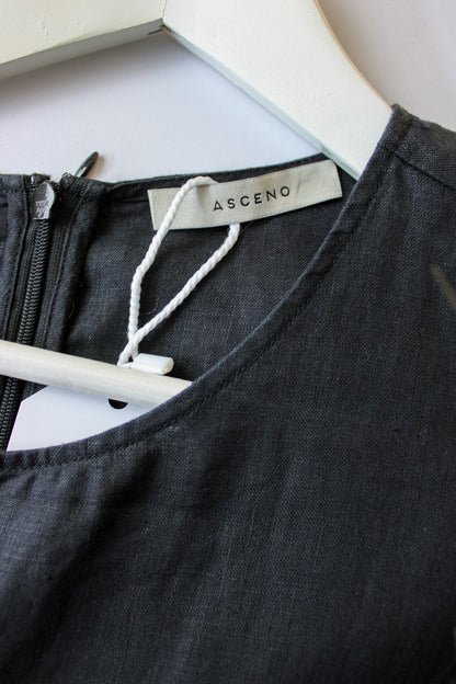 ASCENO linen maxi dress Size M