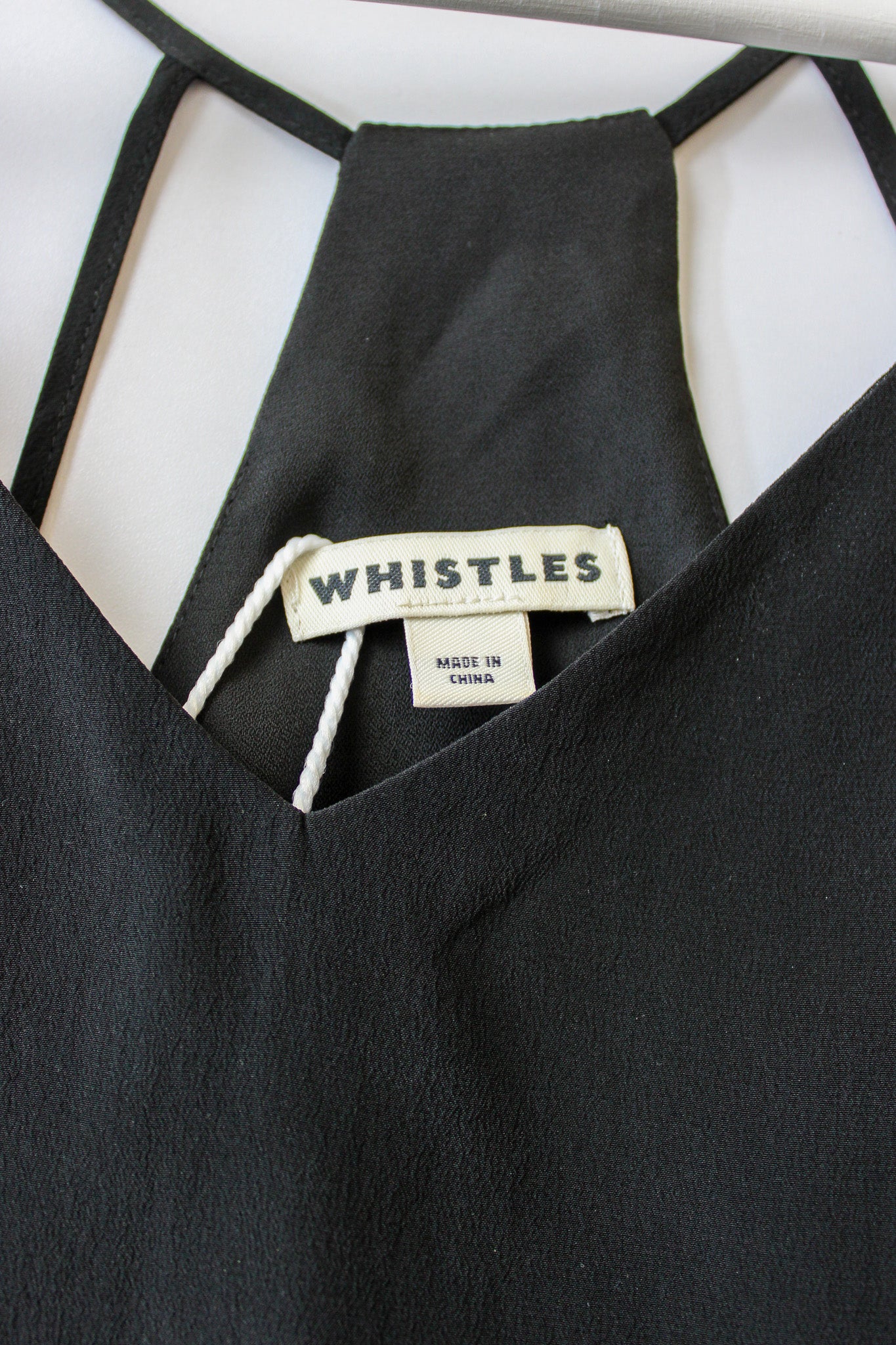 WHISTLES Silk strappy camisole top Size 10