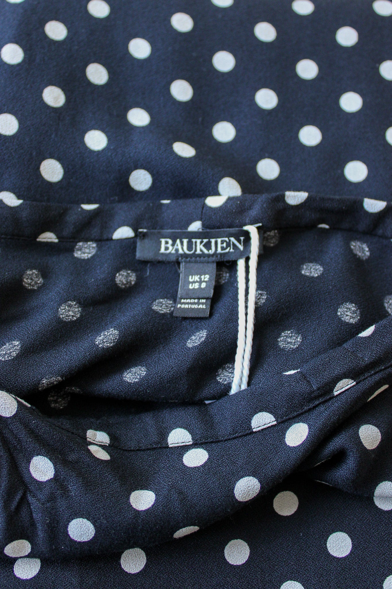 BAUKJEN Polkadot Tie Wrap Skirt Size 12