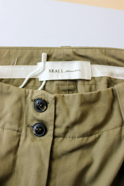 SKALL STUDIO Wide Leg Cotton Trousers Size 8-10