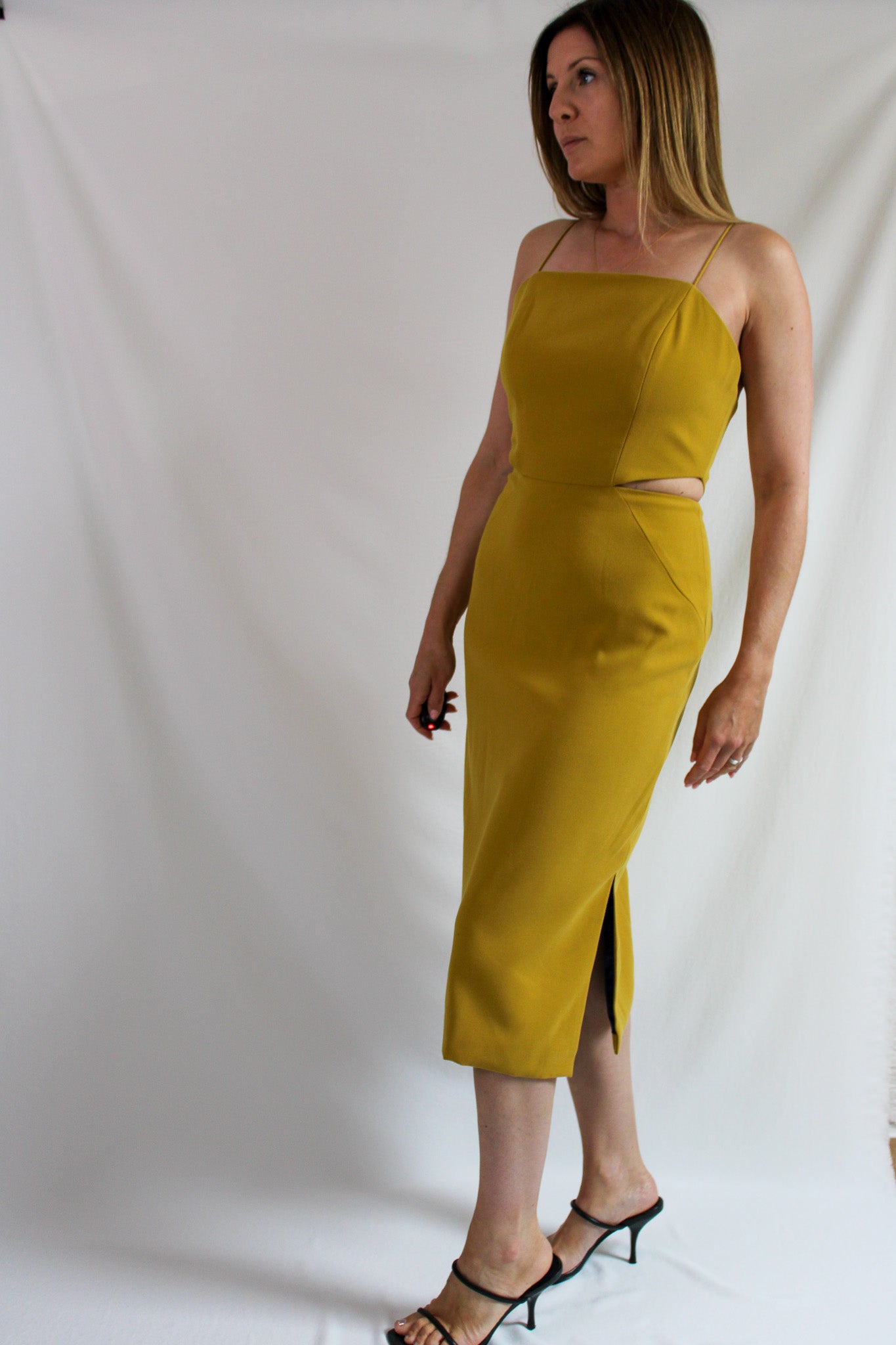 Whistles hotsell mustard dress