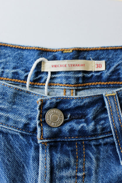 LEVI Ribcage Straight Leg Jeans Size 30"