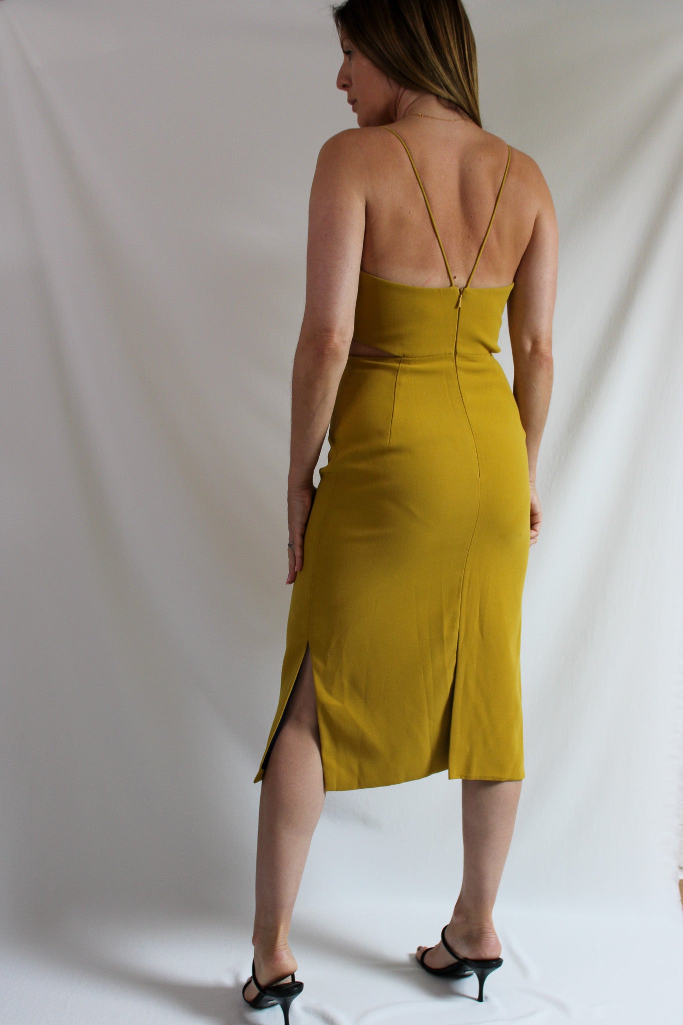 Whistles hotsell mustard dress