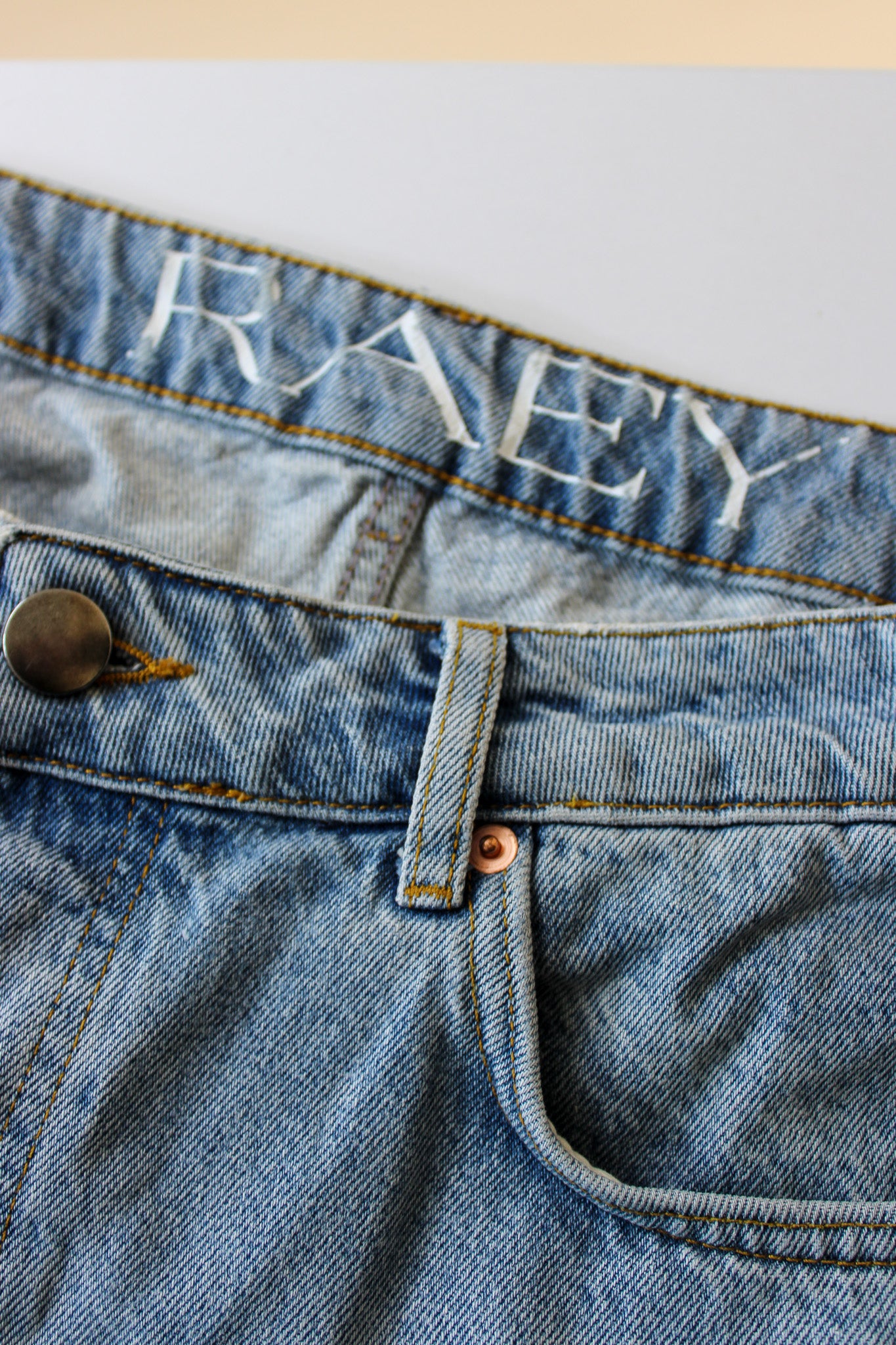 RAEY Wide Leg Raw Edge Loose Jeans Size 30"