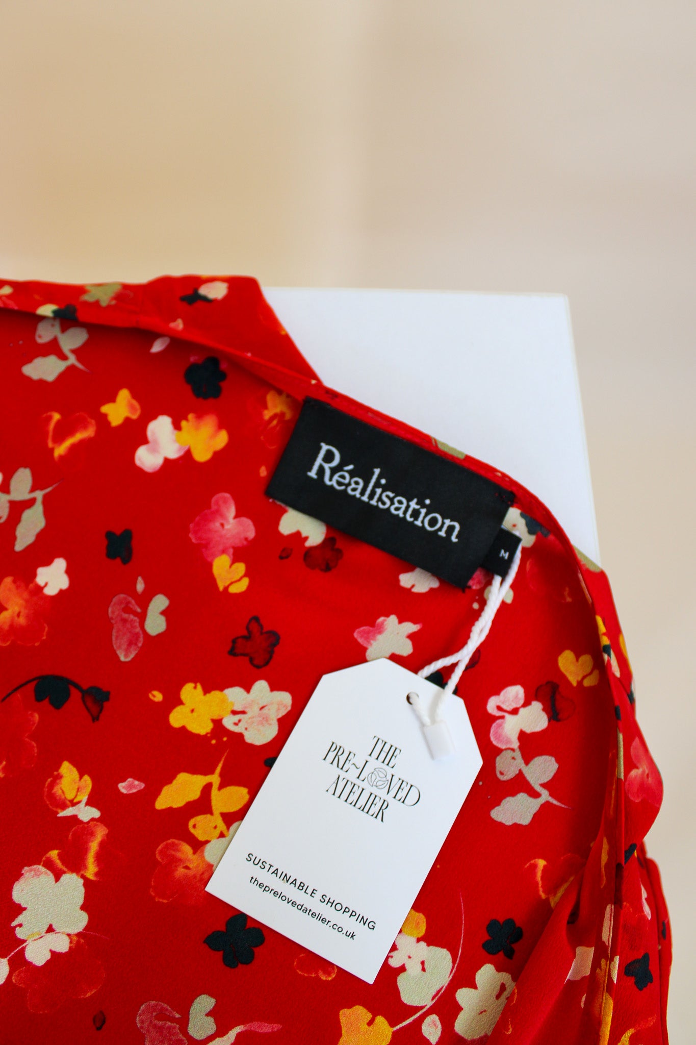 REALISATION PAR The Teale Rouje Fleur Wrap Midi Dress Size M