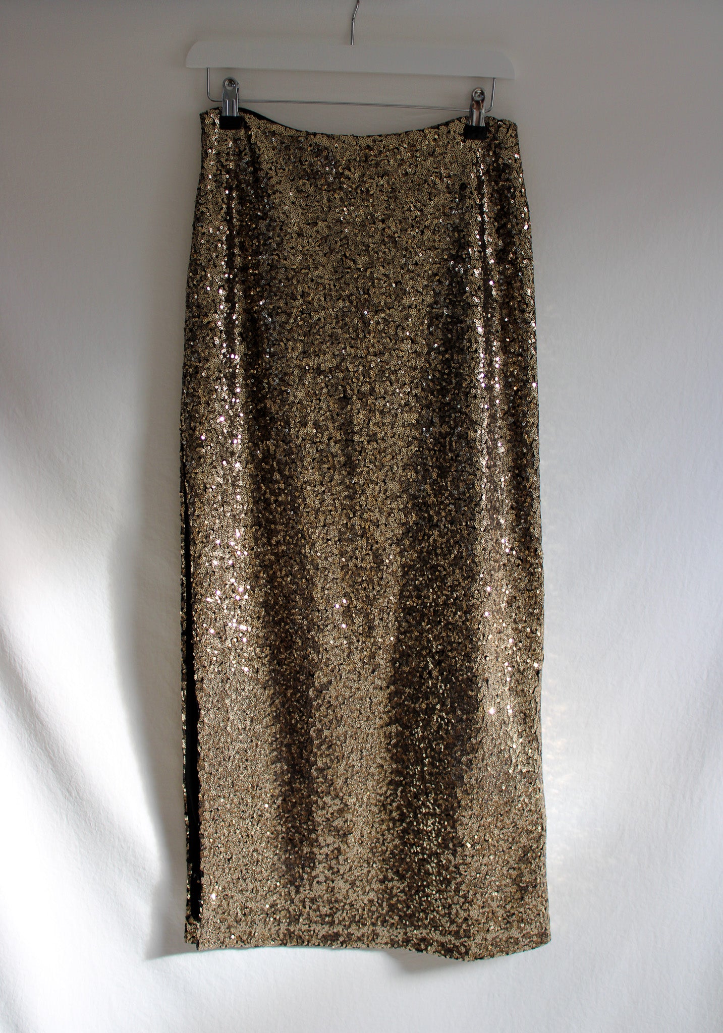 Kohls gold sequin skirt hotsell