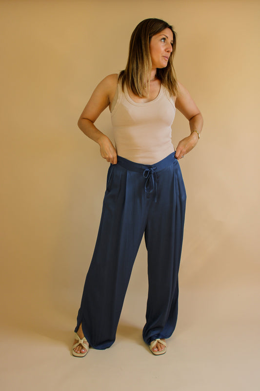 JIGSAW Silk Style Loose Trousers Size 14