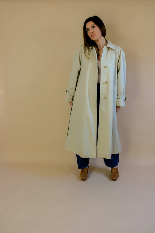 AQUASCUTUM Belted Trench Coat Size 10-14