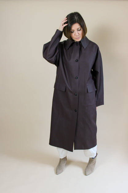 KASSL Original Below Rubber Trench Coat Size S