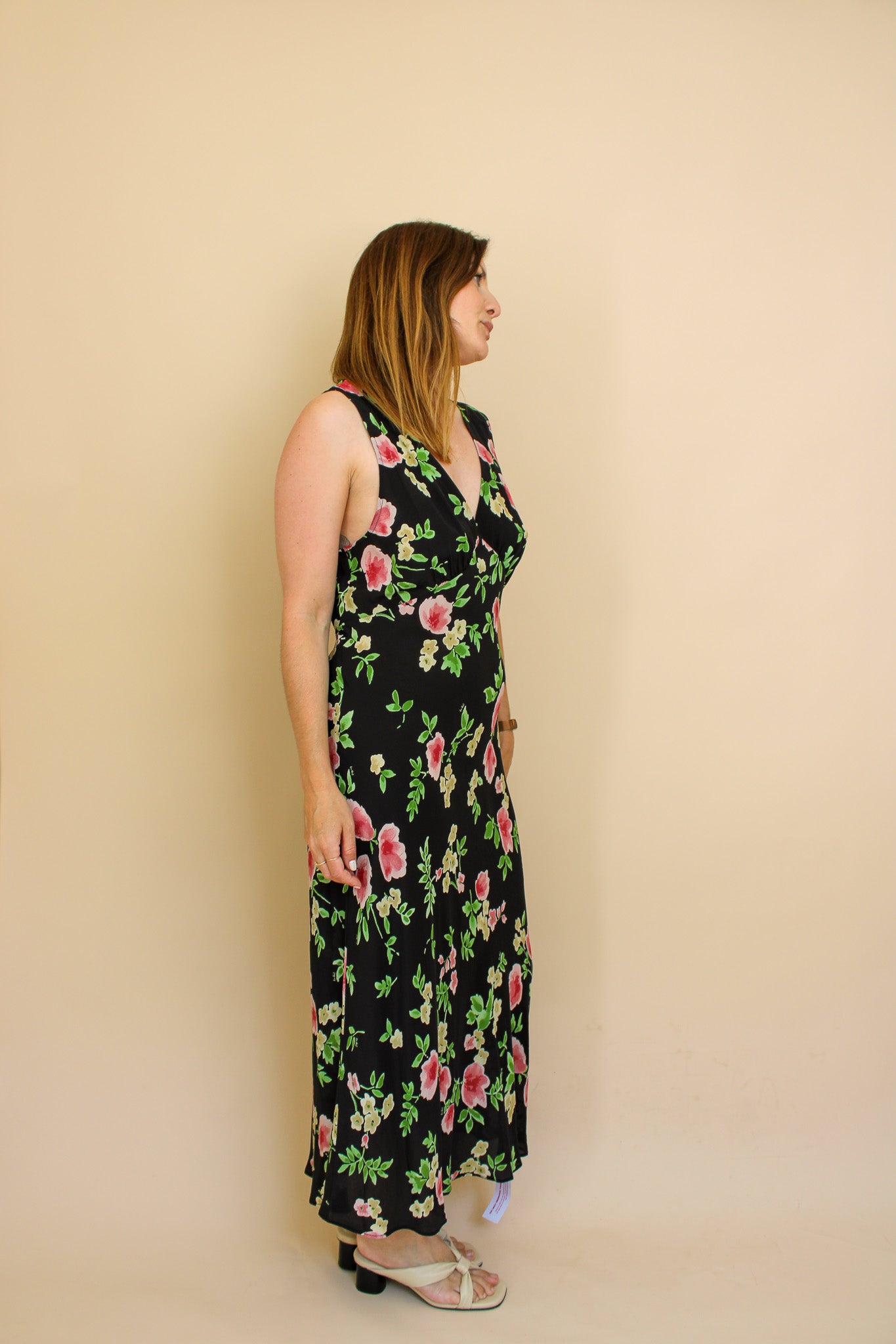 REALISATION PAR The Stephanie Paradiso Moon Flower slip Dress Size XXL