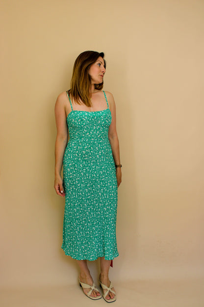 REALISATION PAR The Amelia Poison Ivy floral slip dress Size M