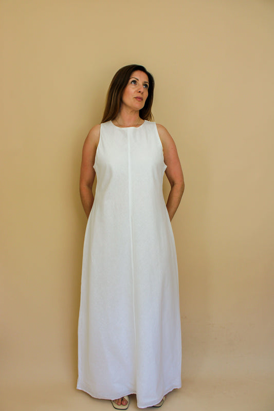 DISSH Harris Linen Maxi Dress Size 14- 16