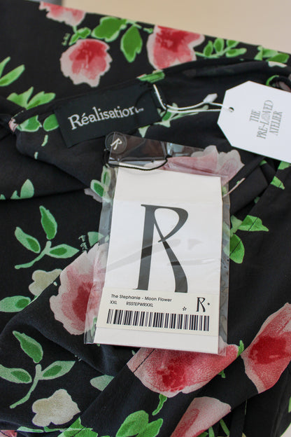 REALISATION PAR The Stephanie Paradiso Moon Flower slip Dress Size XXL