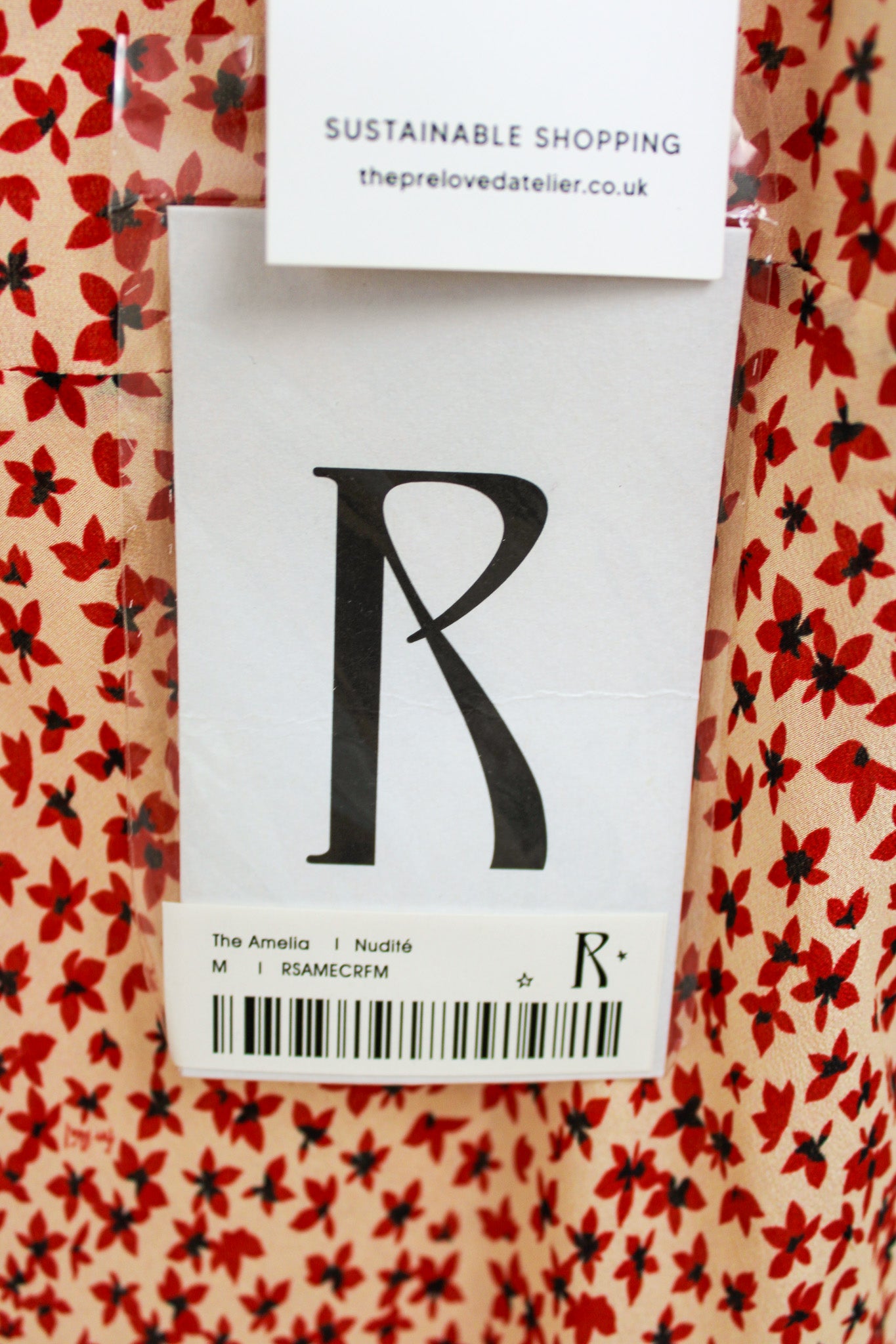 REALISATION PAR The Amelia Nudite Floral Slip Dress Size M / 10