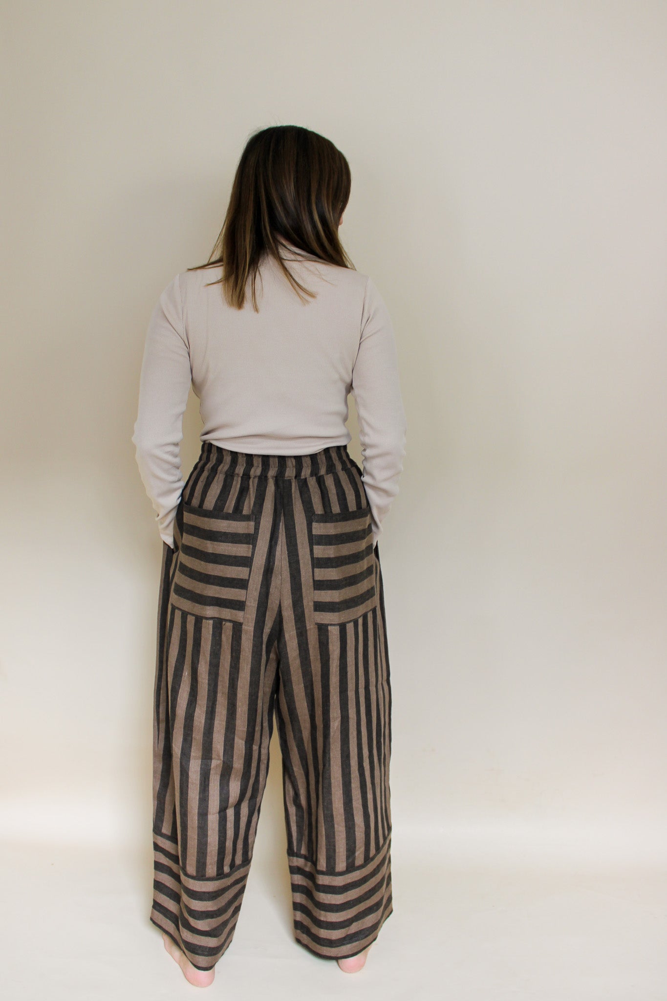 BEYOND NINE Bobbi Linen Trousers (limited edition) Size S