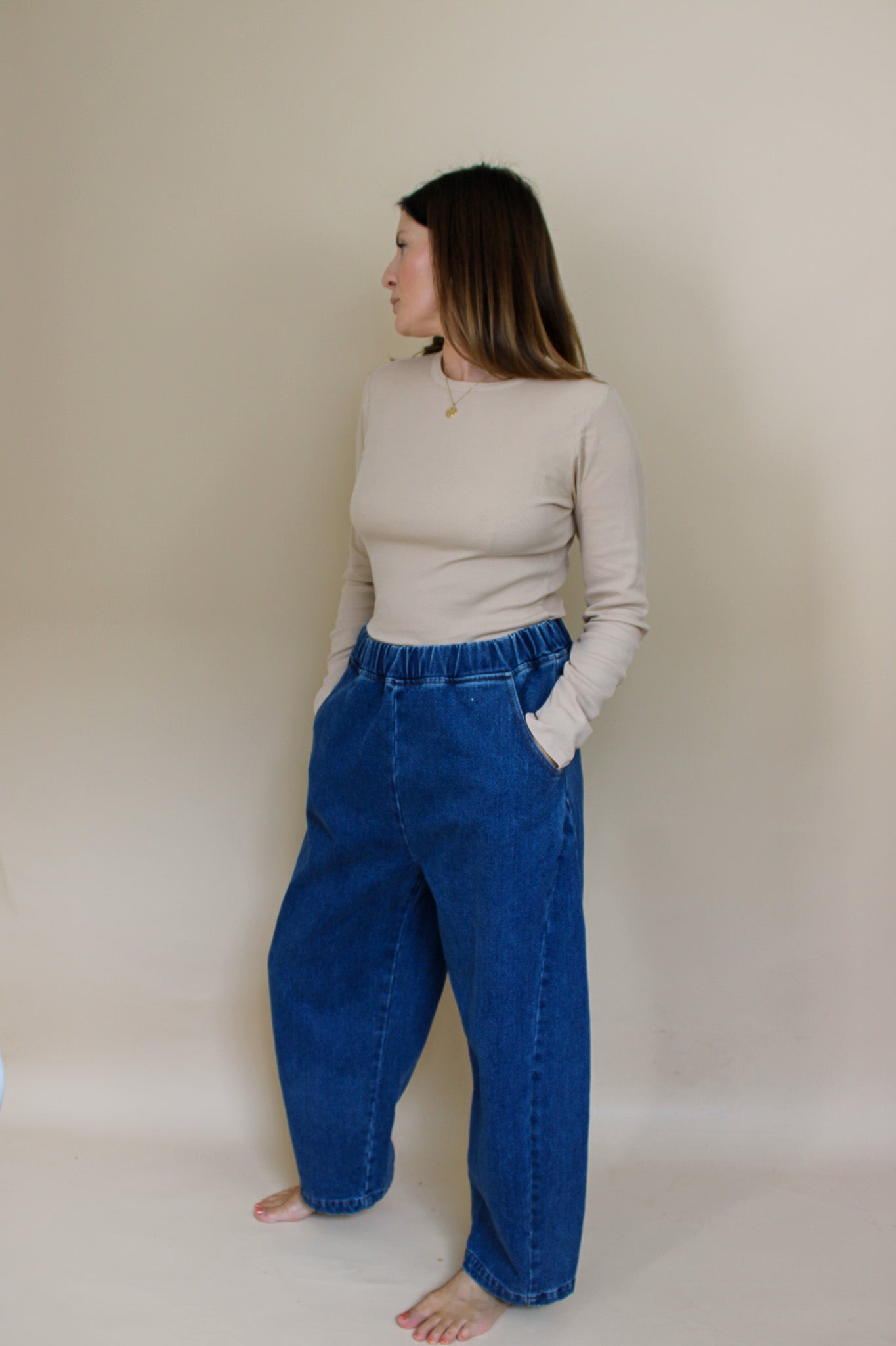 LE BON SHOPPE Arc Pants Denim Jeans Size L