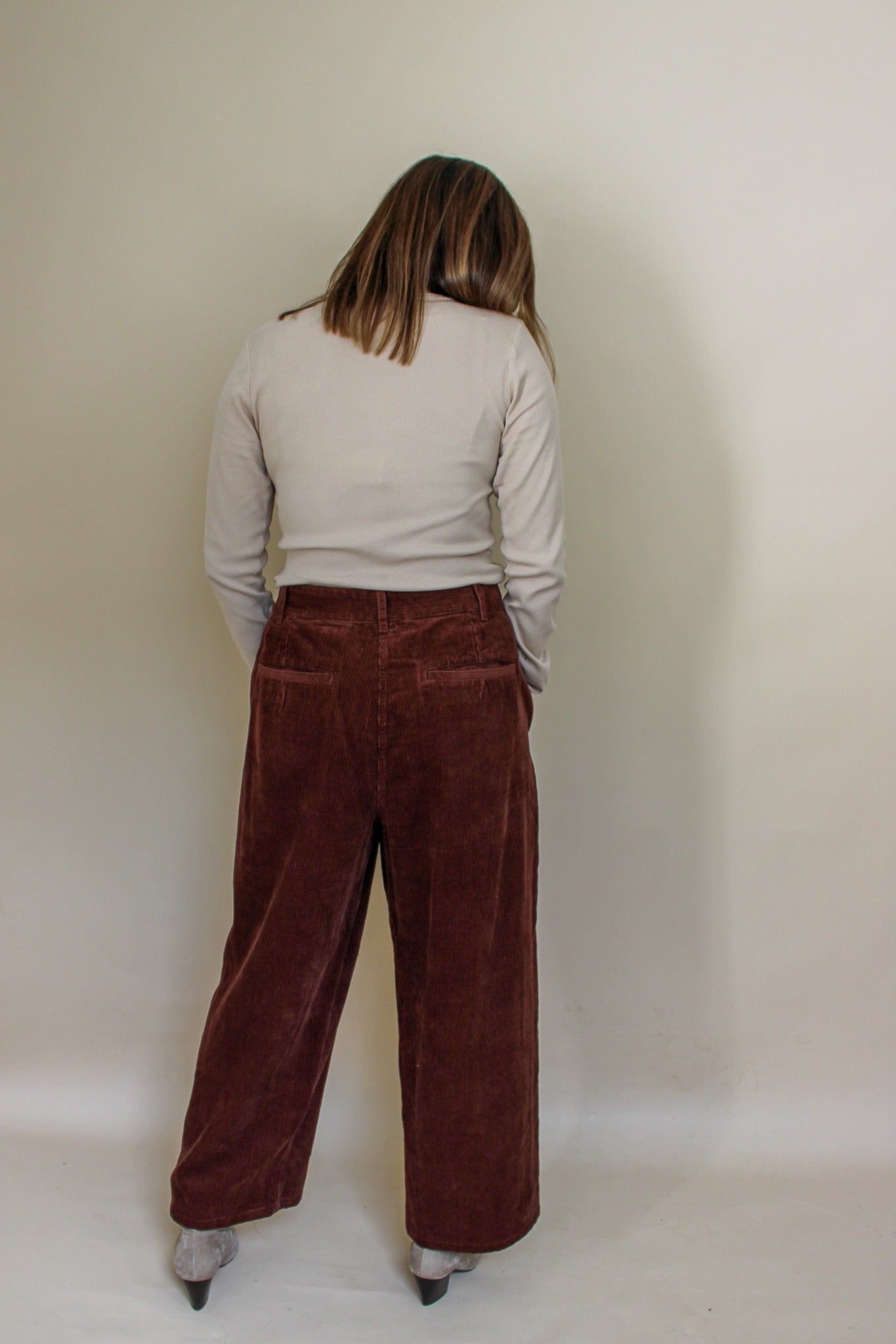 POETRY Corduroy Wide Leg Trousers Size 16