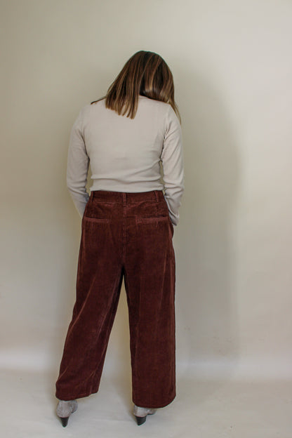 POETRY Corduroy Wide Leg Trousers Size 16
